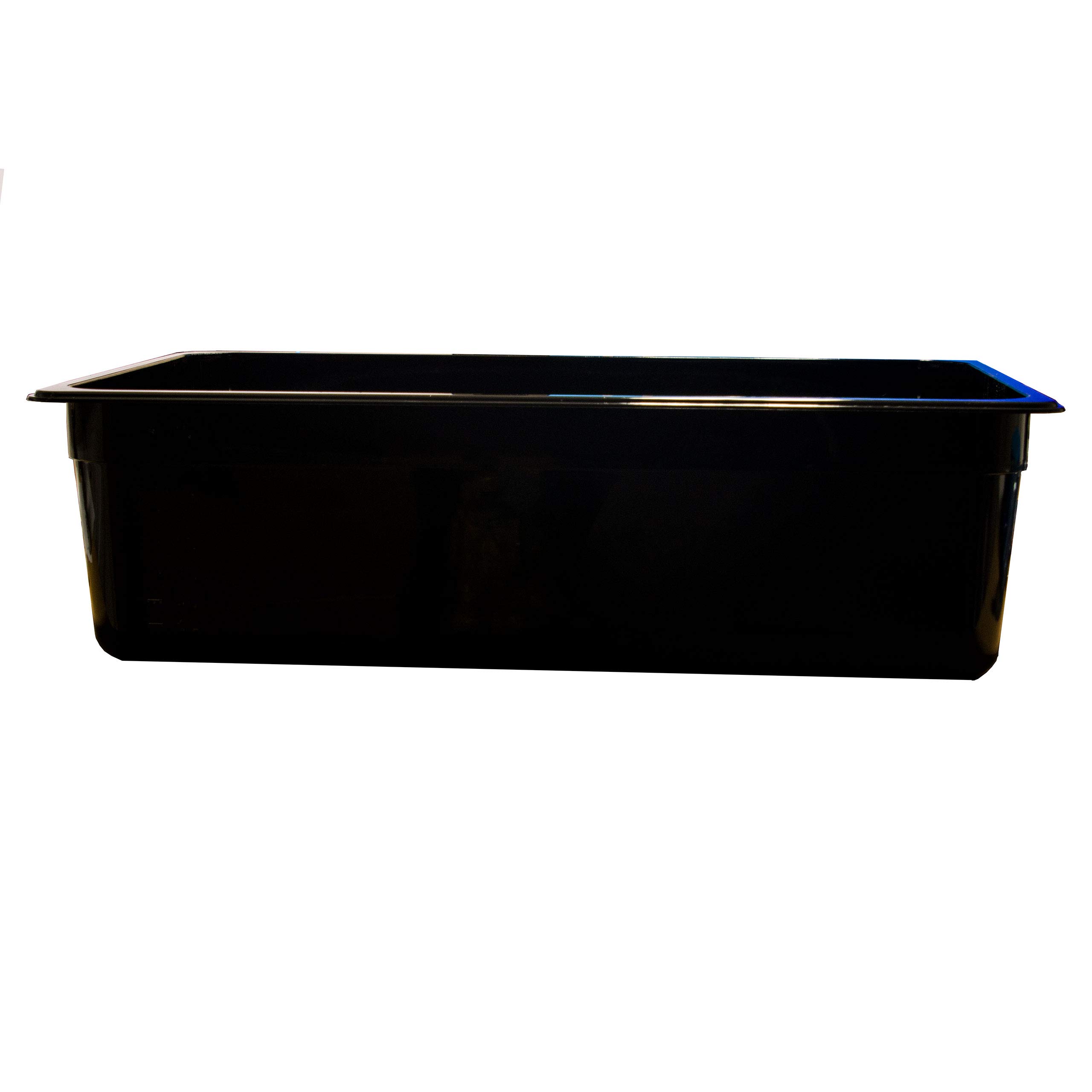 Set di 6 contenitori GN 1/1 Gastronorm GN 21 litri di profondità 150 mm plastica nera