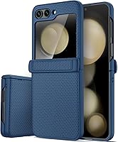 Vista 12 de Vihibii Funda para Samsung Galaxy Z Flip 5 con protección de bisagra y protector de pantalla trasera, ultrafina, a prueba de golpes, resistente