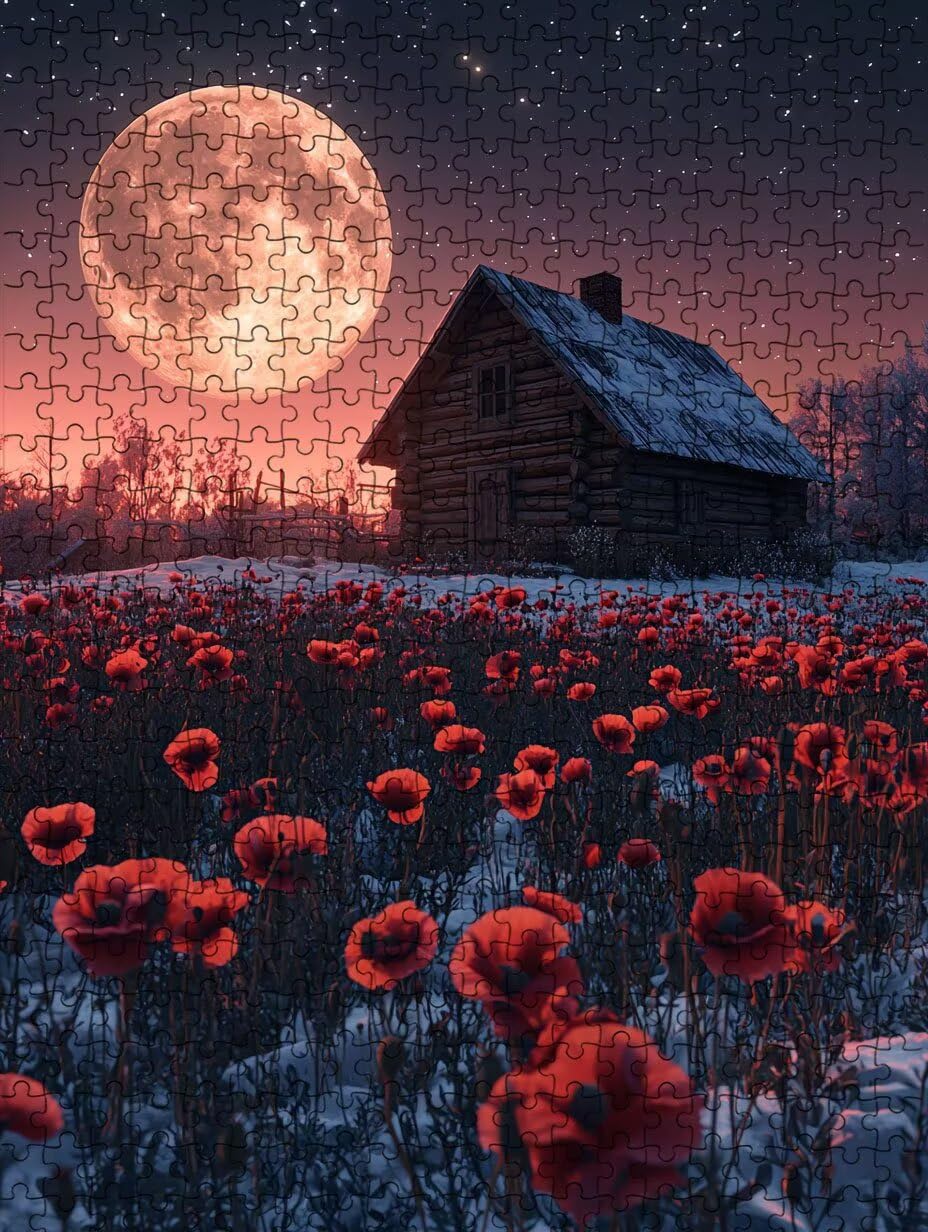 Puzzle 1000 Pezzi Stelle Luna 3D Puzzle per Adulti Impegnativo, Educa Puzzles Artistico, Divertente E Stimolante Puzzles Decorativo per La Famiglia, Regalo e Decorazione Pareti BXHZW6-961