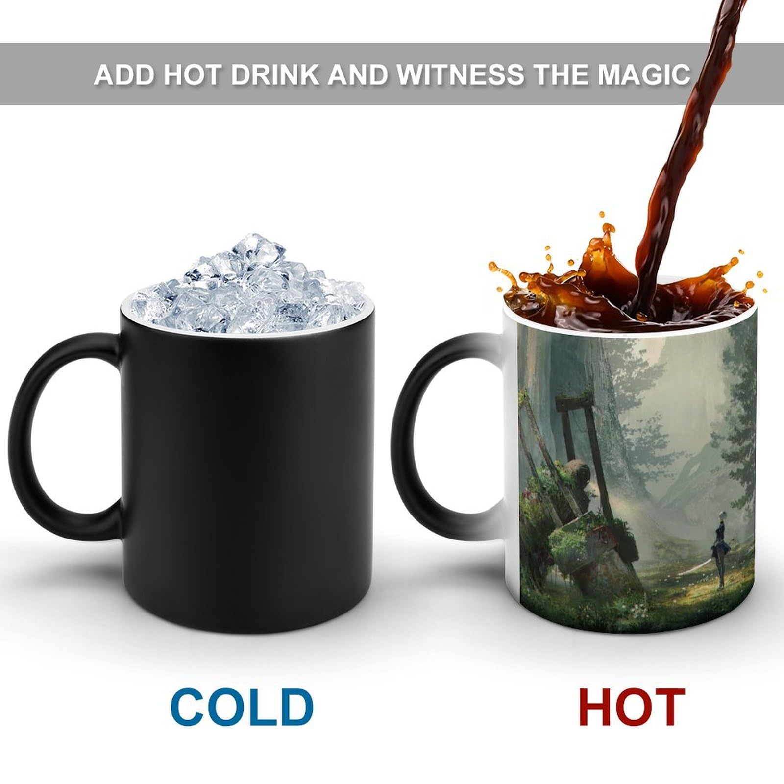 Amazon.co.jp: マグカップ マグ ニーア オートマタ 朝食カップ 330ml