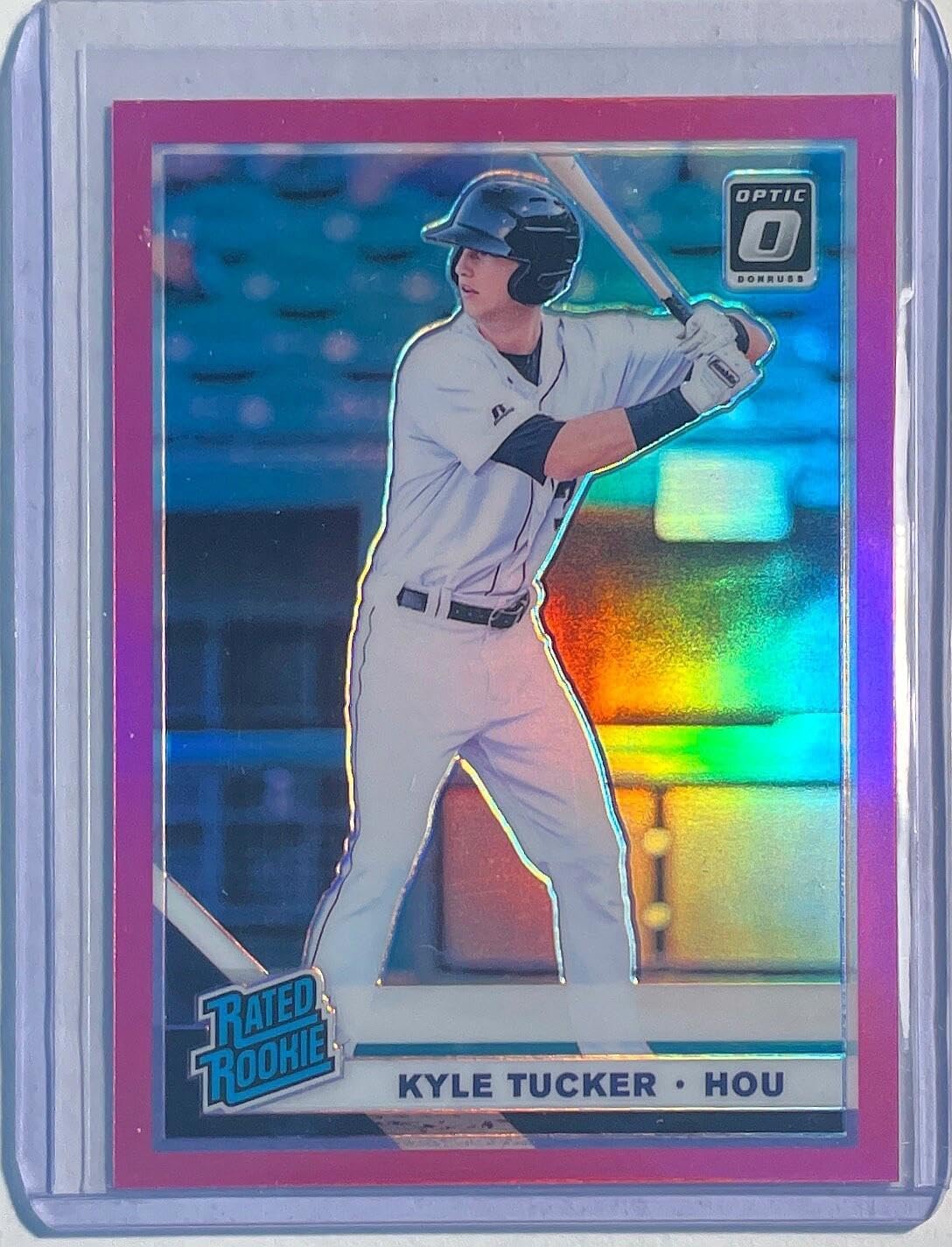 Kyle Tucker 2019 Panini Donruss Optic Rated Rookie Pink Prizm Rookie Rc #43 - Baseball Slabbed Rookie Cards