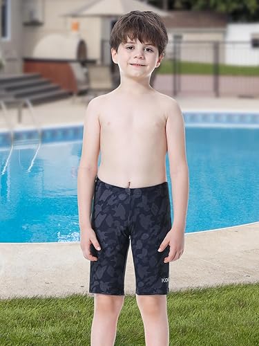 Miniatura 3 de Pantalones cortos de natación deportivos para niños y jóvenes, de secado rápido, con cordón, suaves UPF 50+