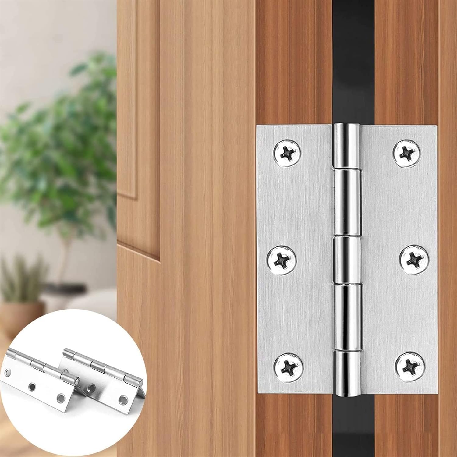 75mm Small Door Hinges Perforated Stainless Steel Daquan Cabinet Loose-Leaf Welding for Doors and Windows