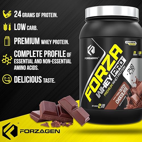 Miniatura 7 de Forzagen Proteína de suero en polvo  Batidos de proteína con 088oz de proteína baja en carbohidratos sin azúcar añadido mejor sabor de proteína en