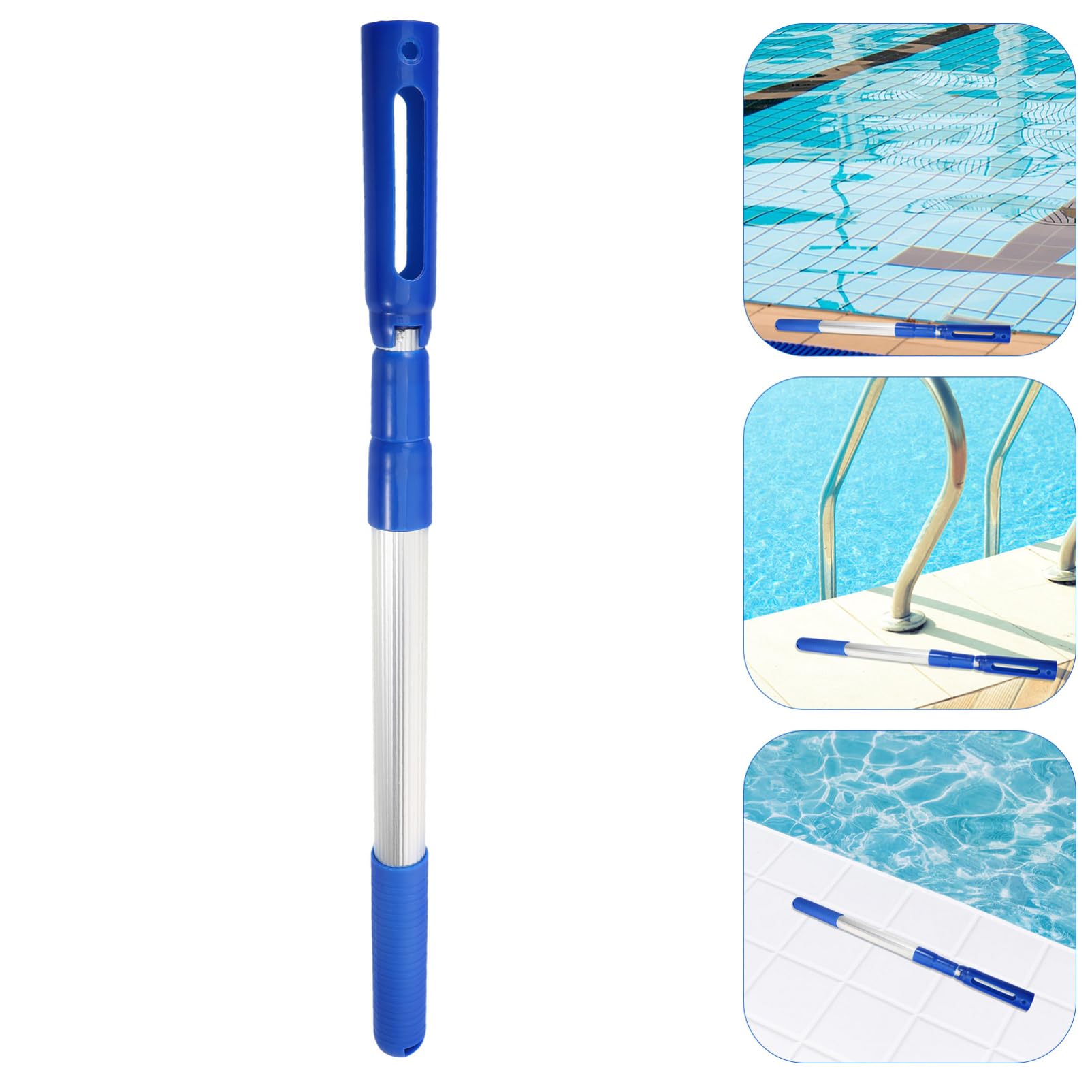 Toyvian 4piezas Telescópico De Limpieza De Piscina Varilla De Resistente Extensible para Skimmer y Redes De Pesca Accesorios De De Estanques y