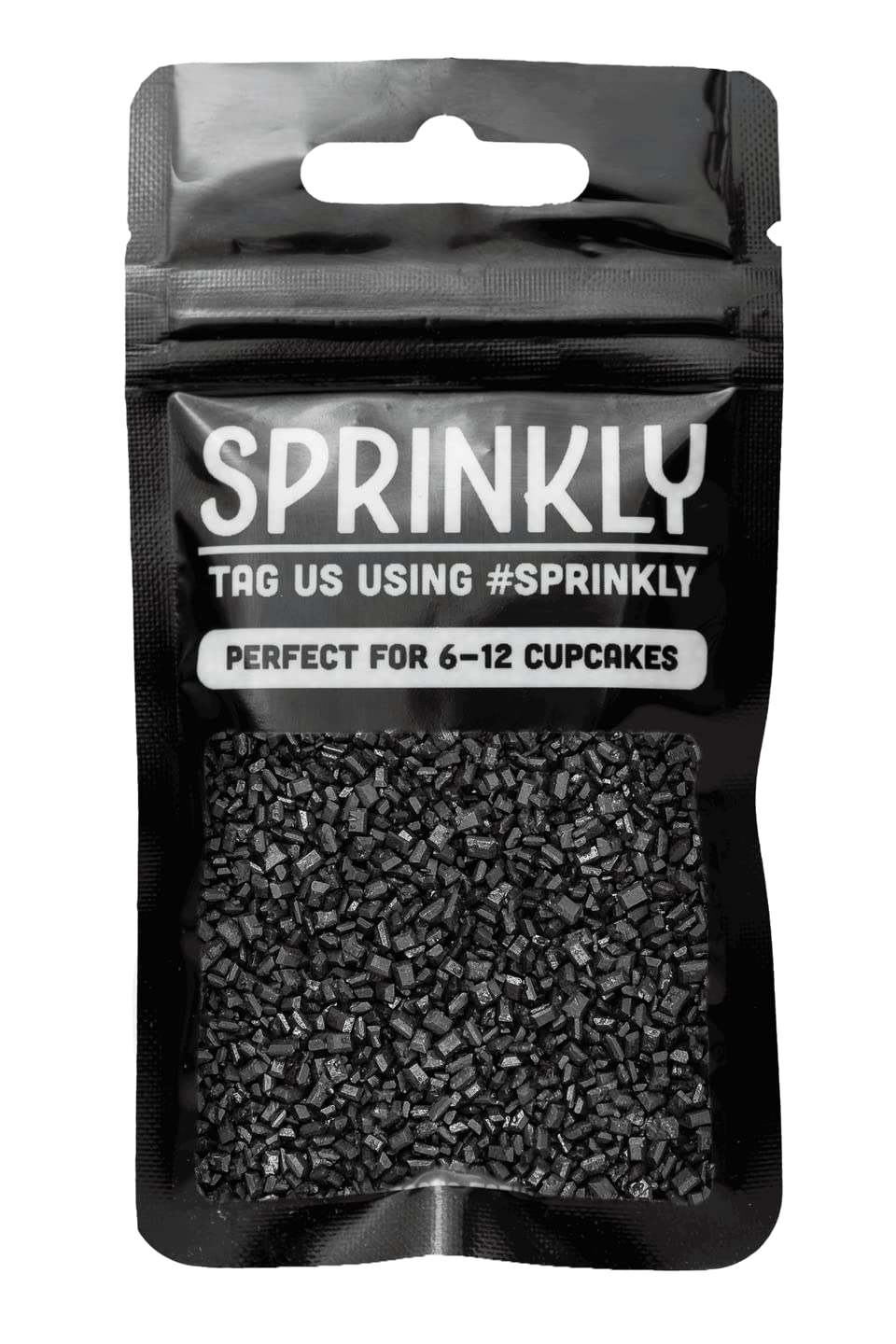 SPRINKLYSugar Crystals - Black - 30g