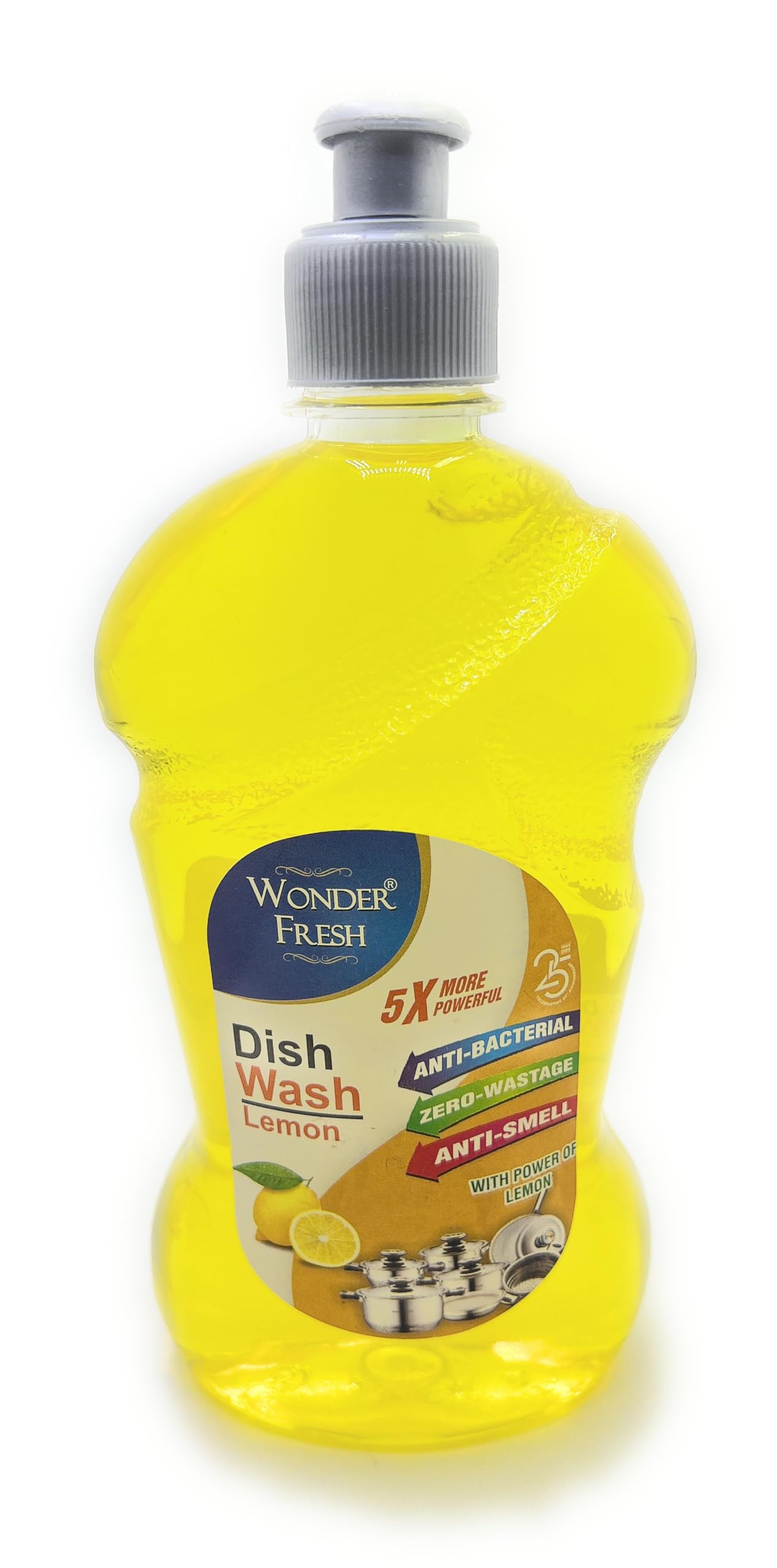 Liquid Dish Wash Gel With Power of Lemon – 500 ml