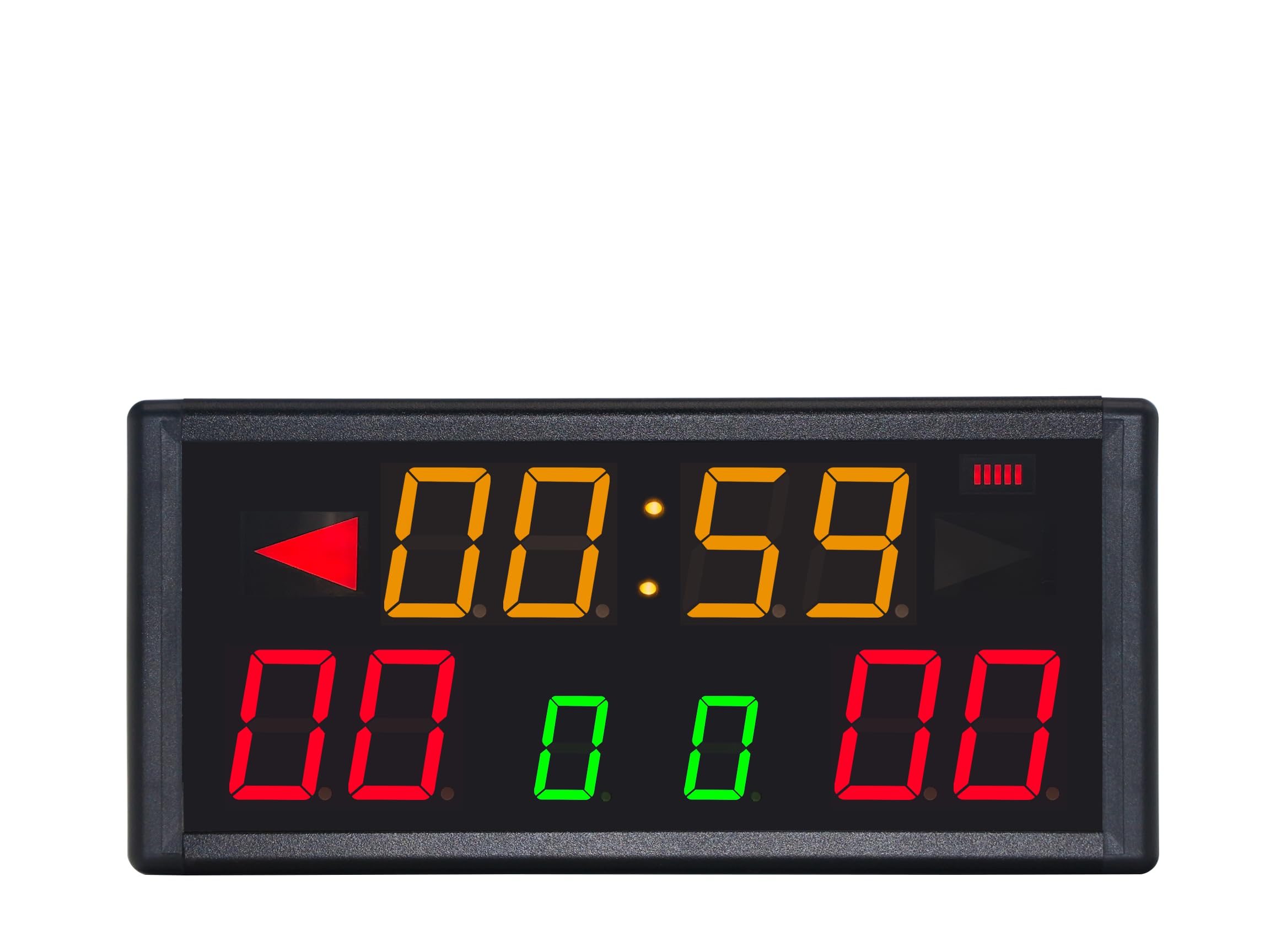F-Winner LED Electronic Scoreboard Digital Score Keeper with Remote, Basketball Scoreboard with Shot Clock & Timer & 12/24h for Sport?Game