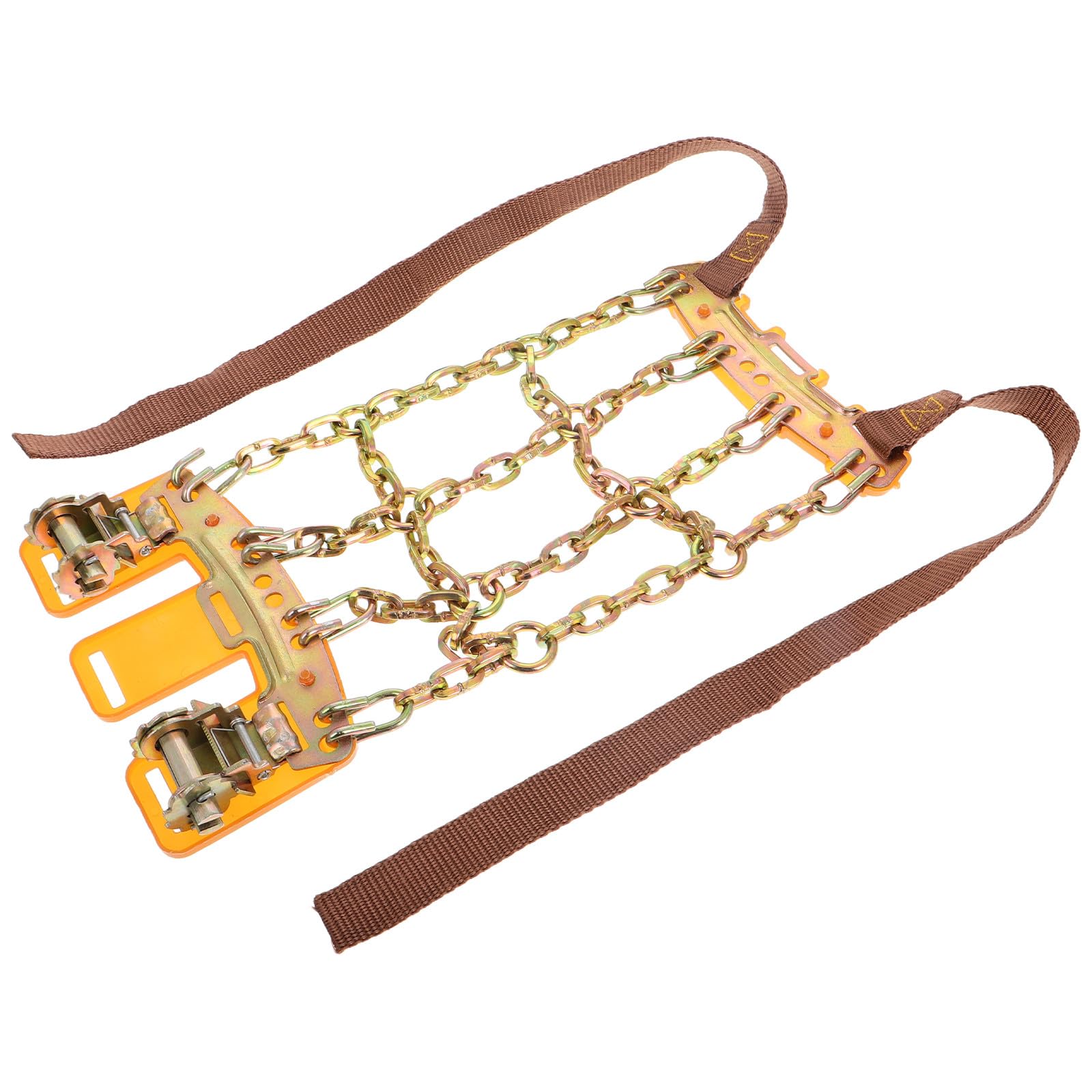 Toyvian Catene da Neve Antiscivolo per Auto e Suv, Acciaio al Manganese Resistente, Modello Ninesquare Sicuro, Larghezza Pneumatici 165-205 Mm, per Emergenze Neve, Fango e Ghiaccio,