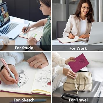Blank Journal Notebook 5.98.5, Leather Sketchbook,160 Pages Sketch book