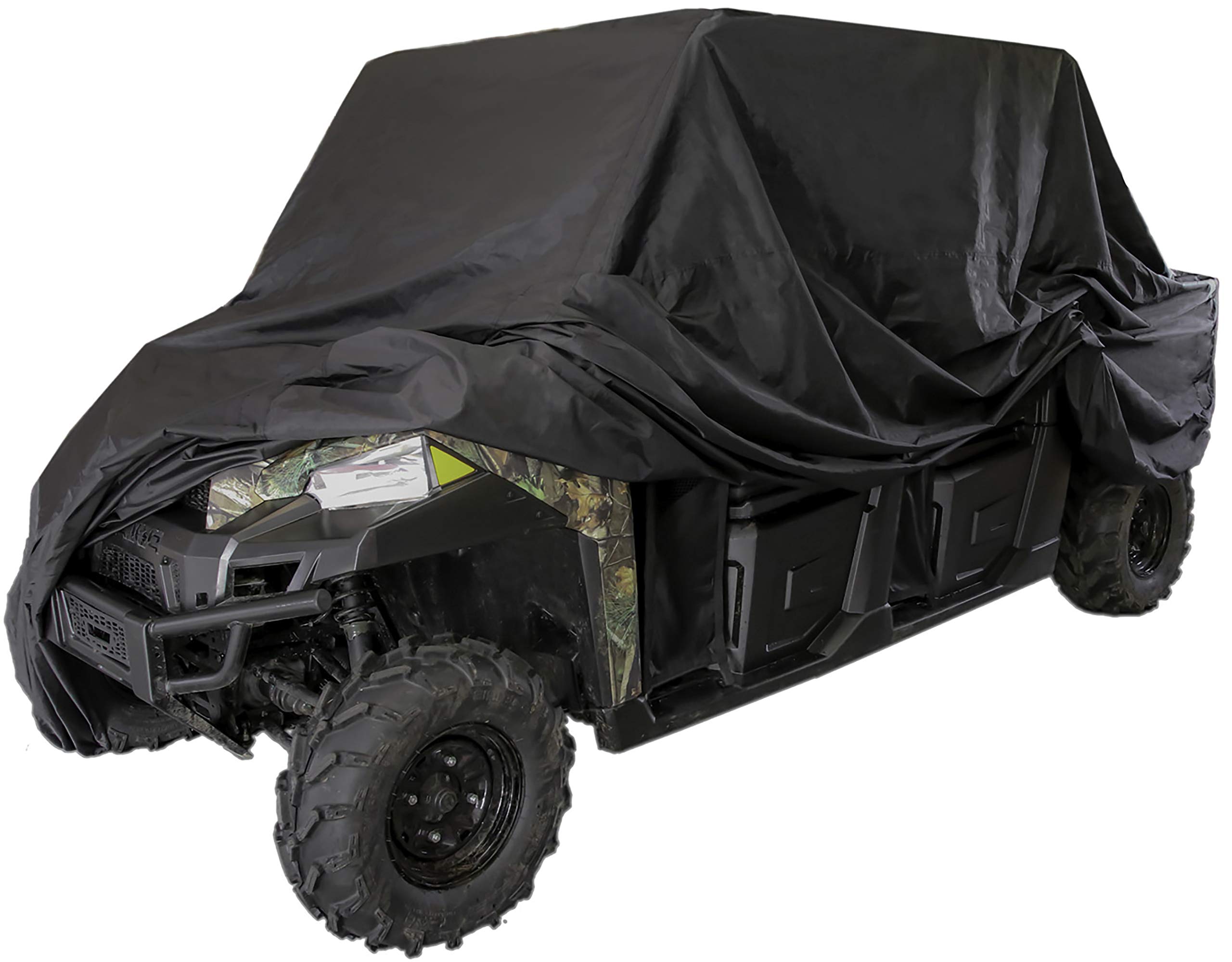 Raider 02-6615 GT-Series Weather and UV-Resistant 2-Row Seating UTV Storage Cover, Black