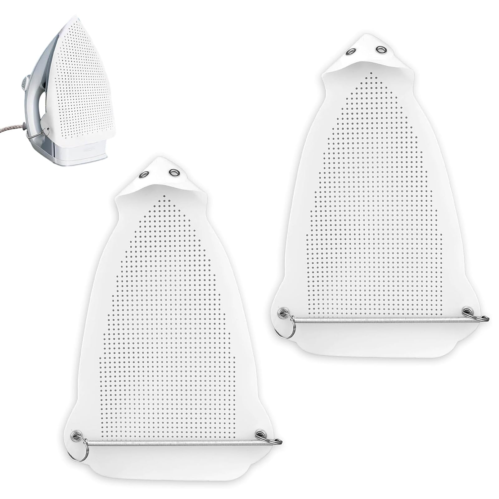 Photo 1 of 2 Pcs Universal Iron Cover,For Electric Iron Clothes Protector When Ironing Prevents Burn Easy Installation Protect Clothing From Damage