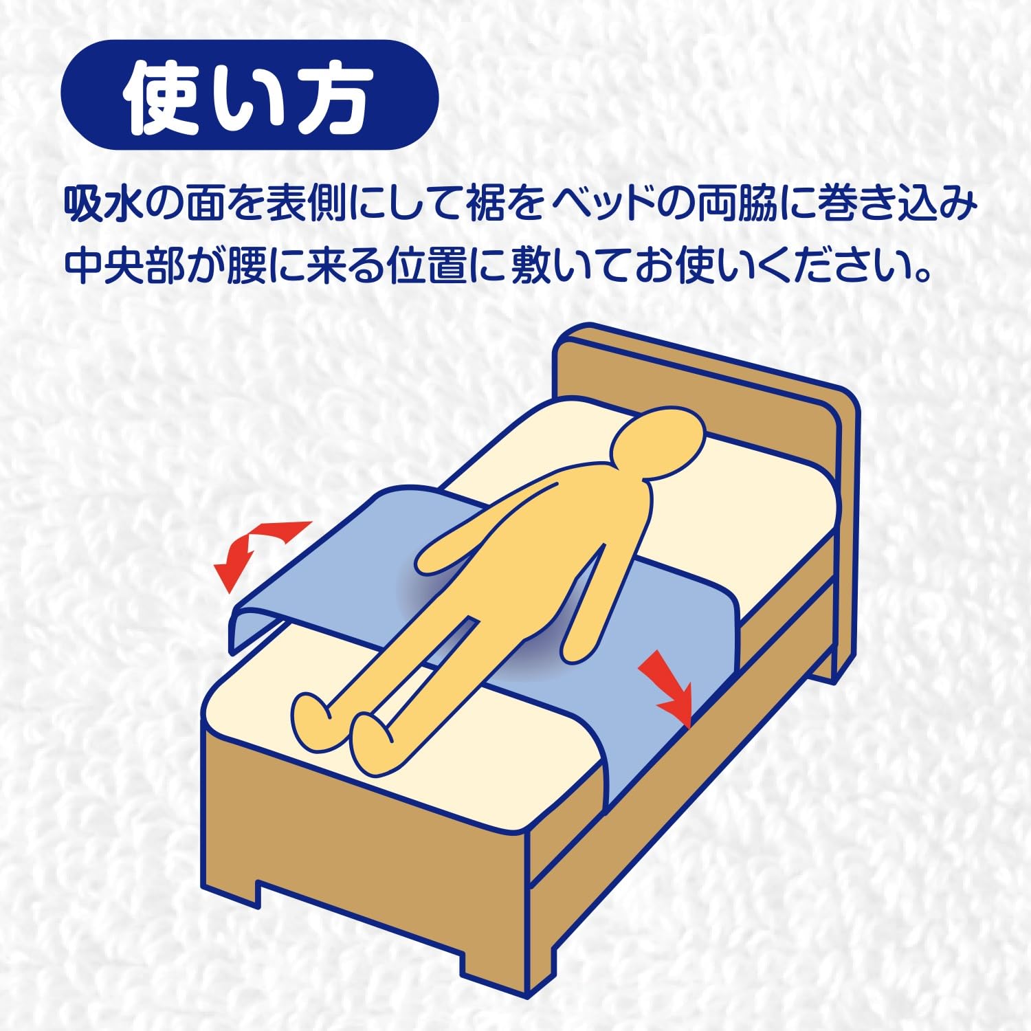 Amazon.co.jp: サルバ 白十字 ケアシーツ さらさら吸水タイプ 90×145cm 