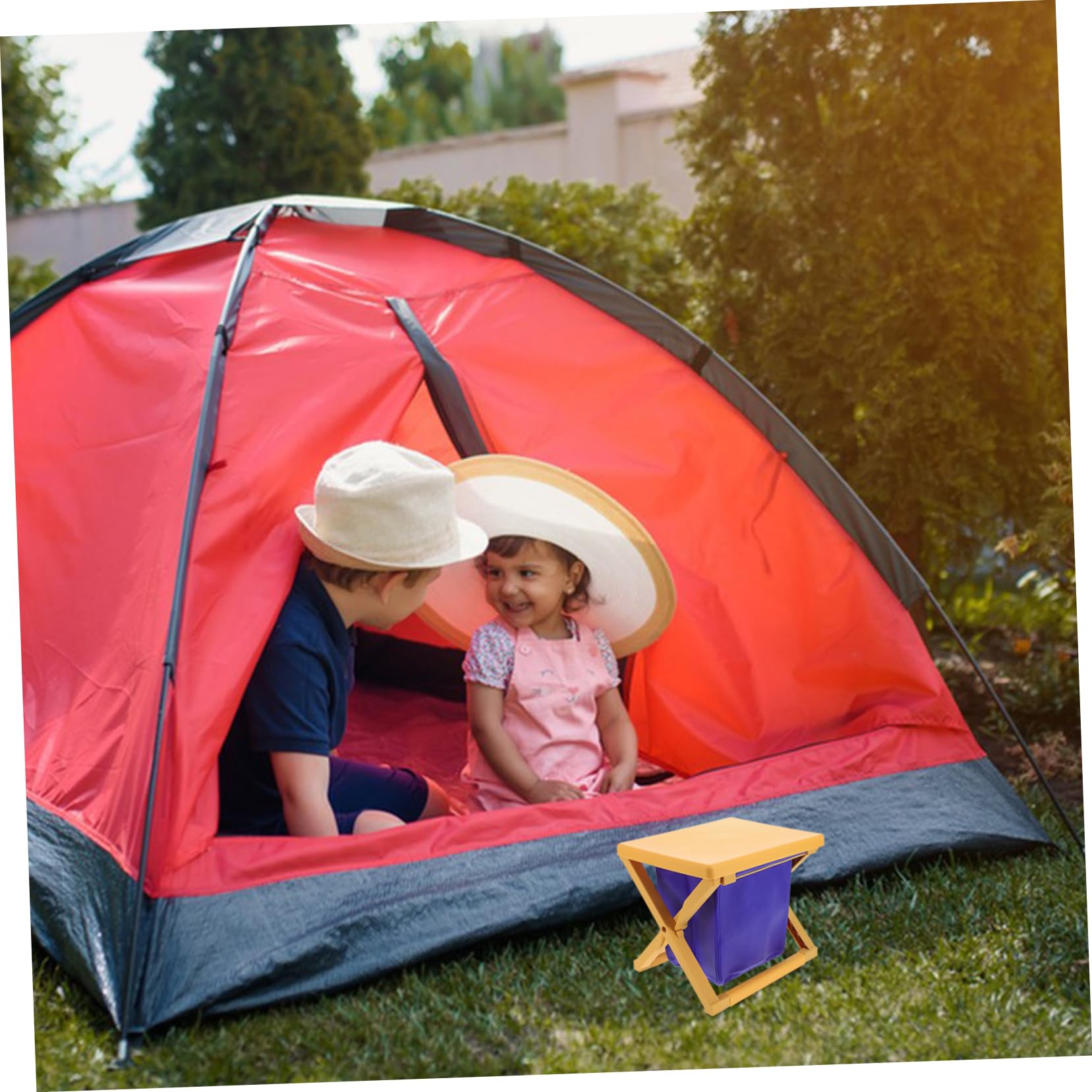 Yardwe Inodoro Portátil Para Adultos Inodoro Para Autocaravana Asiento De Inodoro Para Coche De Camping Orinal De Viaje Asiento De Entrenamiento Para Orinal Plegable Para