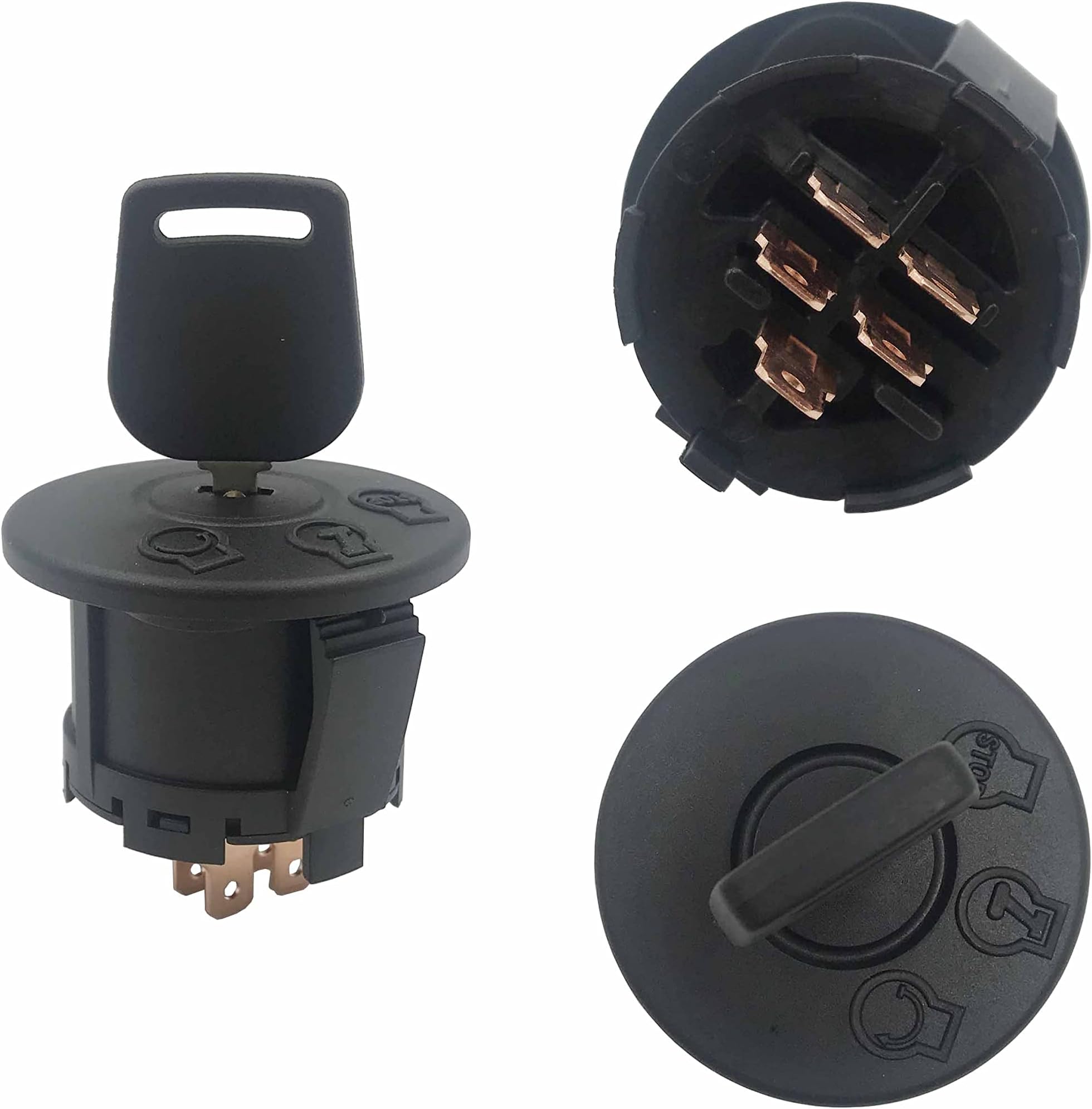 5 Termin Ignition Switch For Lawn Mower with 2keys Replacement for John Deera MTD, Murray 925-1741, 725-1741, 94762, MU94762 Lawn Mower Tractor