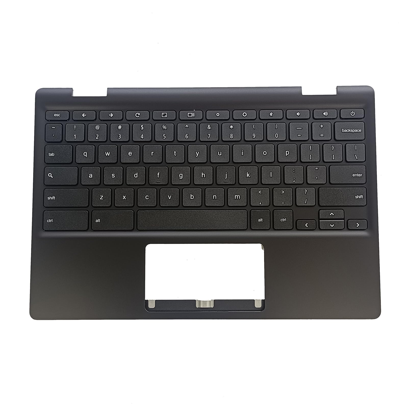 Replacement for ASUS Chromebook 11 C204 C204MA C204E Laptop Upper Top Cover Case Palmrest Keyboard Assembly Part 13N1-86A0201 Black