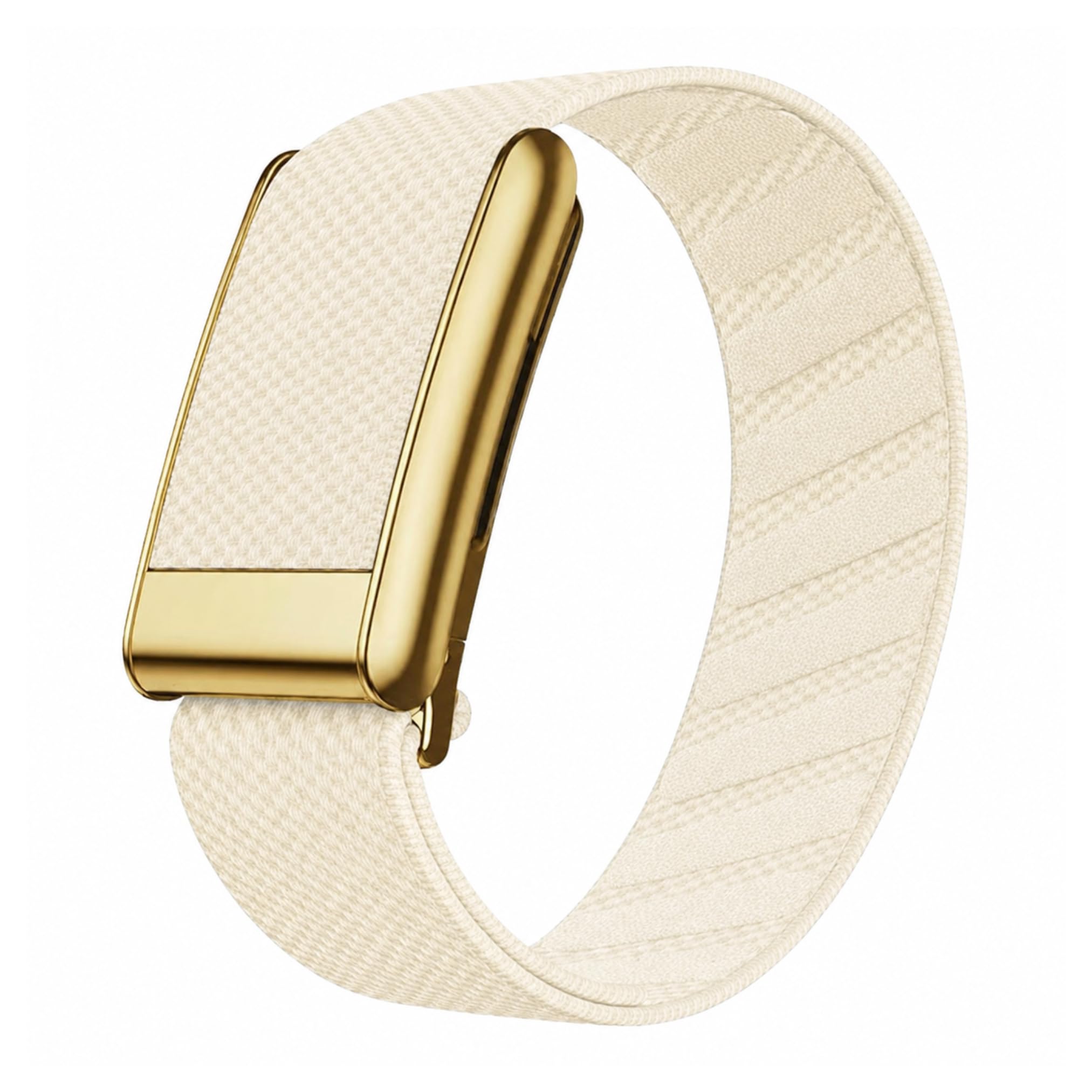 Nylon Strap Compatible with Whoop 5.0 Band Strap - Durable, Adjustable Fitness Tracker Strap | Breathable, Comfortable Bands for Workout, Sleep, and Health Monitoring (Device Not Included) (Caramel & Gold)-image-6