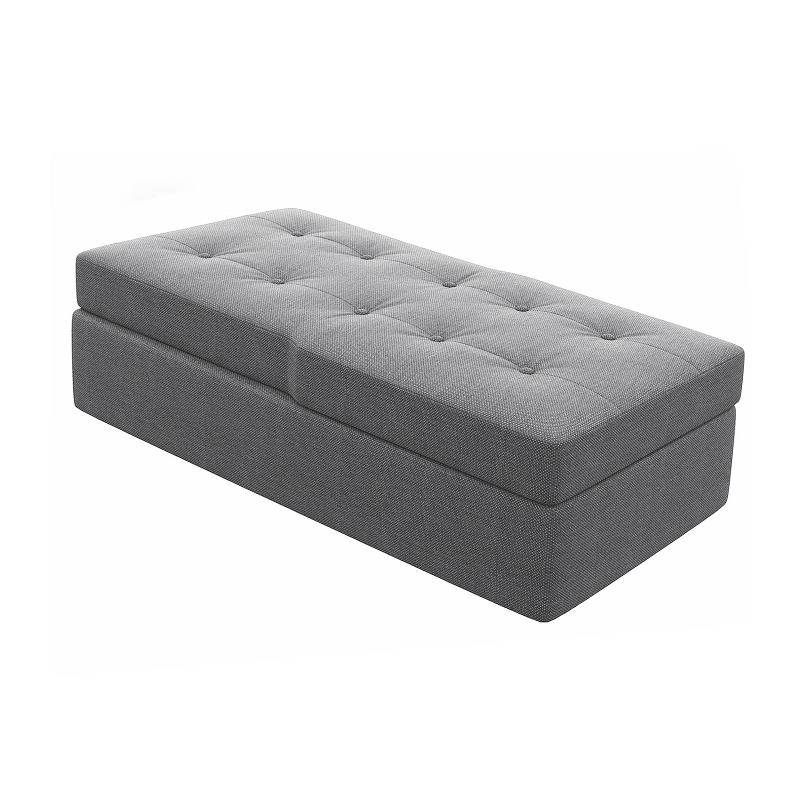 JUMMICO Chaise Longue with Storage for Sofa Bed
