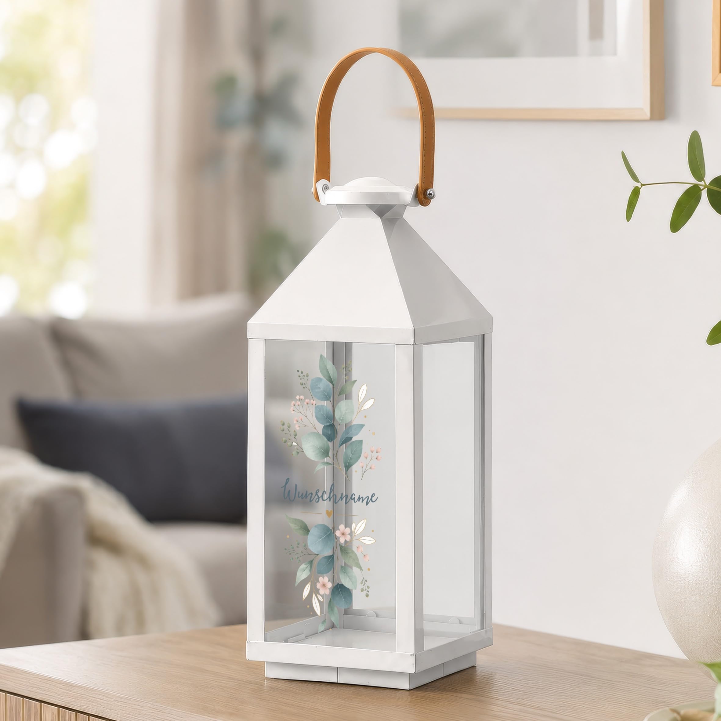 printplanet - Laterne Wildblumenstrauß - 41 cm