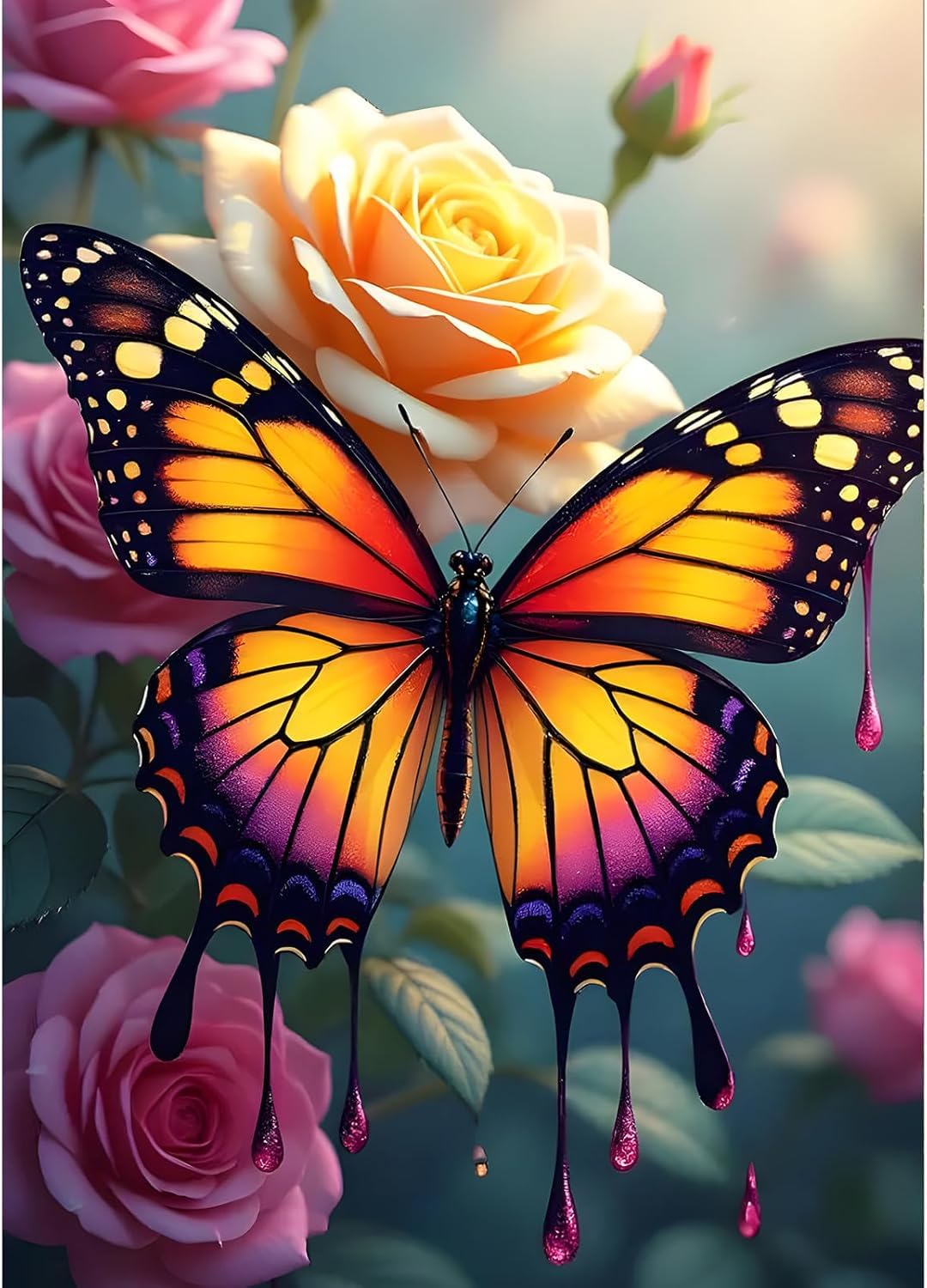 Beginner Cross Stitch Kits - DIY Flower Designs -25