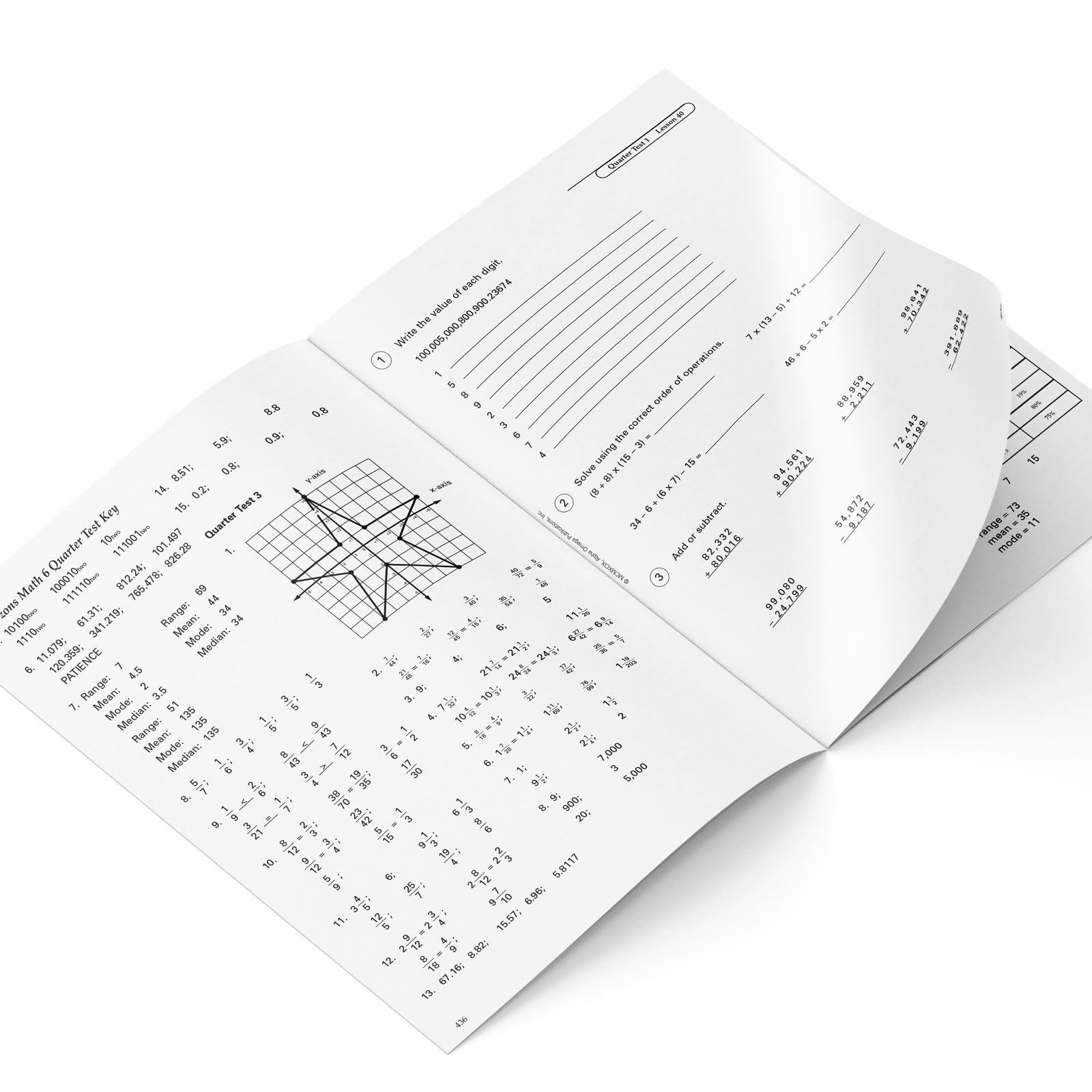 Horizons Mathematics, Grade 6, Teacher's Edition