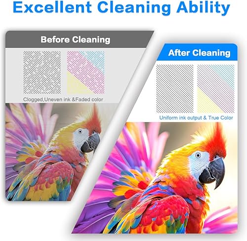 Vista 3 de 100ml Solución de Limpieza de Cabezal de Impresión DTF para ET8550 L1800 XP-15000, Suministros de Líquido Limpiador de Cabezal de Impresión DTF