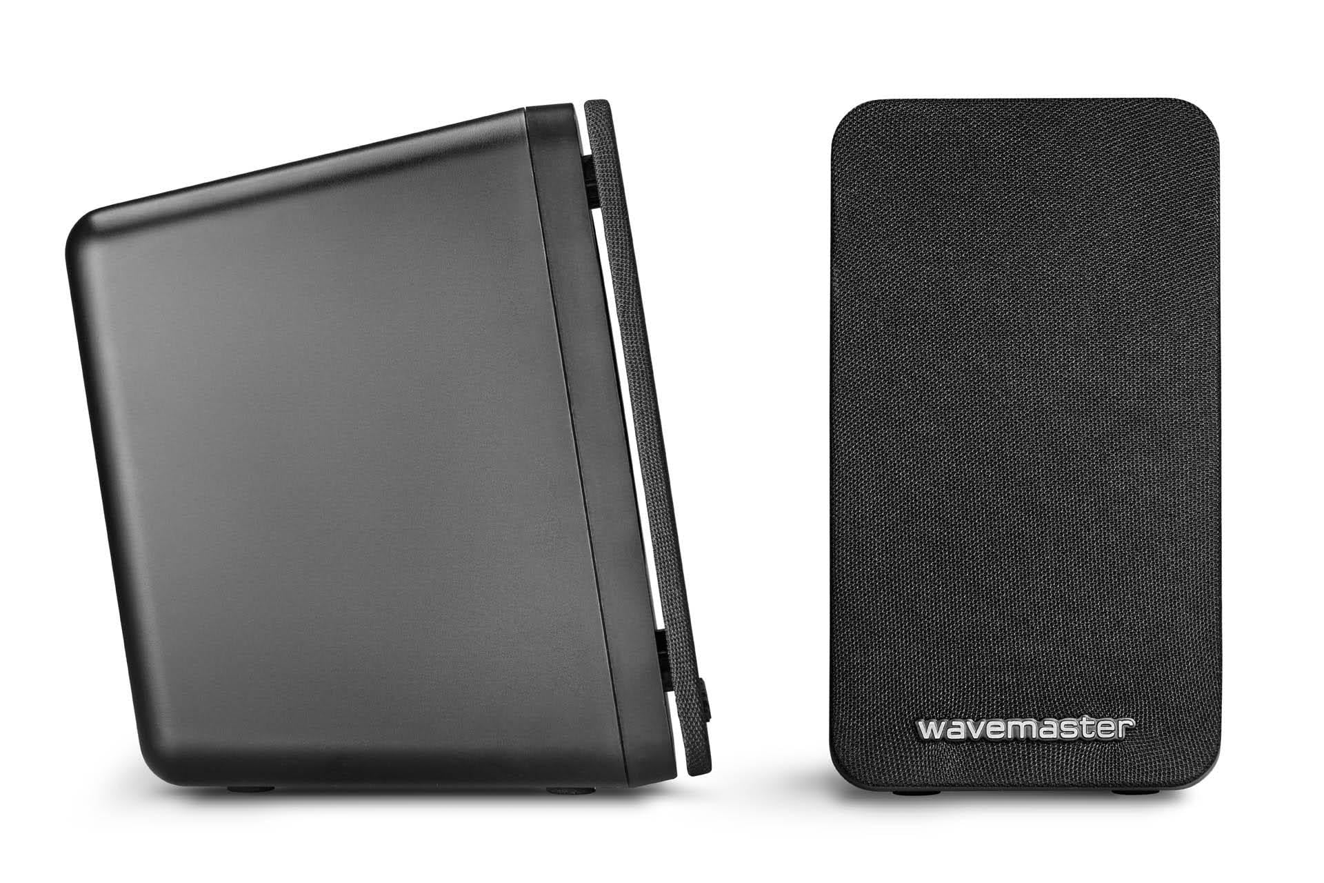 Wavemaster 66503 Mx3+ 2.1 Sistema di Altoparlanti (50 Watt) Utilizzo Casse Acustiche per Tv/Tablet/Smartphone/PC Color Nero