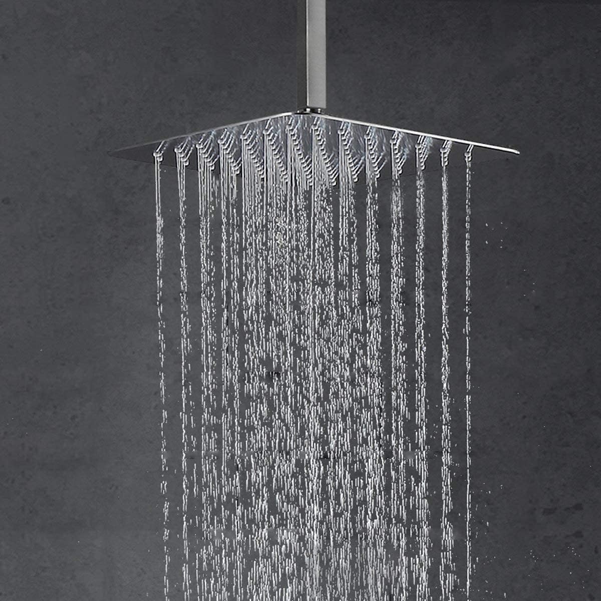 Black Friday 🔥 (Upgrade) Enga Luxury High Pressure Shower Body Spray System All Metal with 12inch Rainfall Shower and Hand Held Combo Set Complete Kit for Bathroom, Brushed nickel