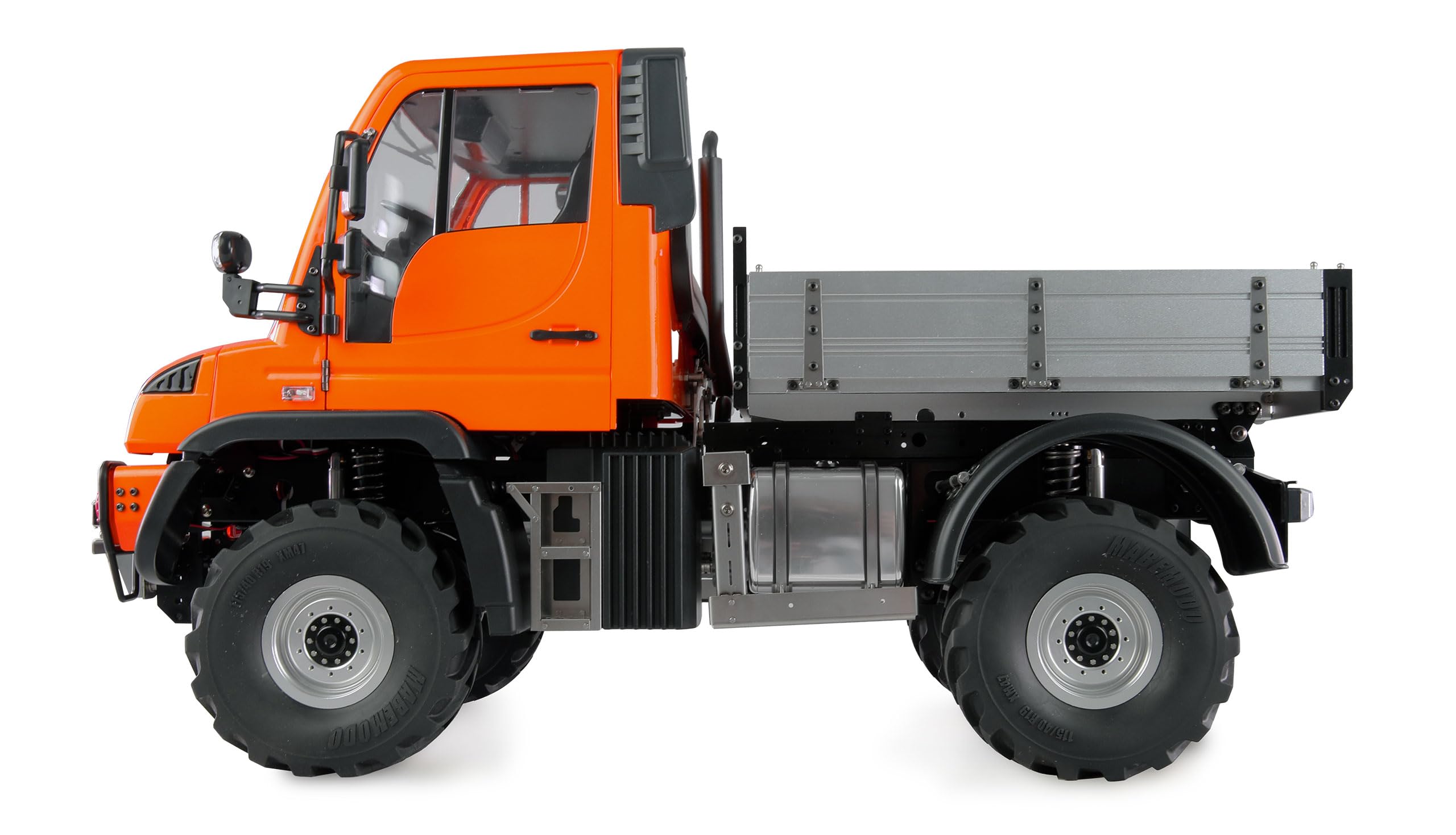 Amewi Mercedes-Benz Unimog Geräteträger 4WD 1:10 ARTR orange RC ferngesteuert Lizenz Fahrzeug