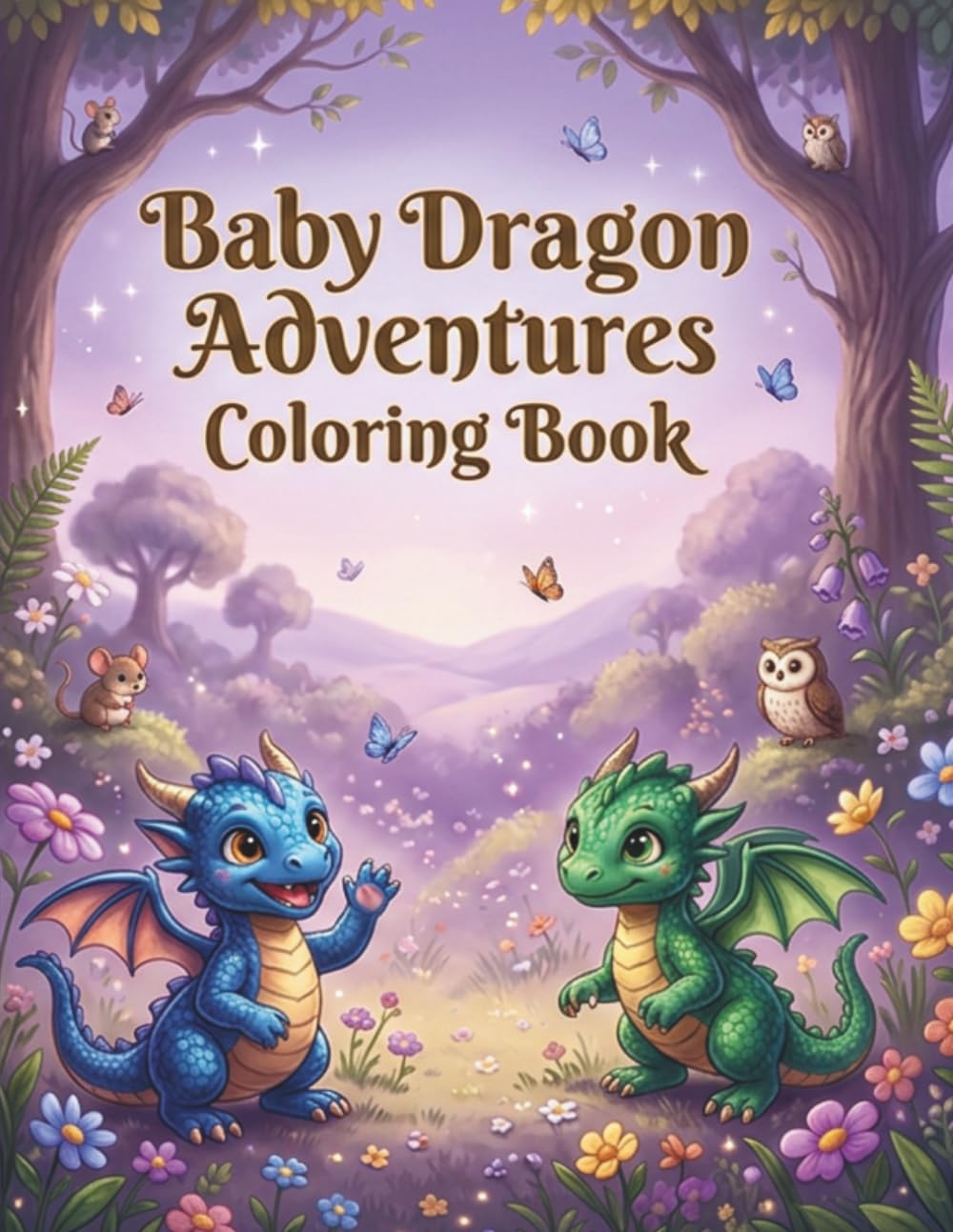 Baby Dragon Adventures Coloring Book