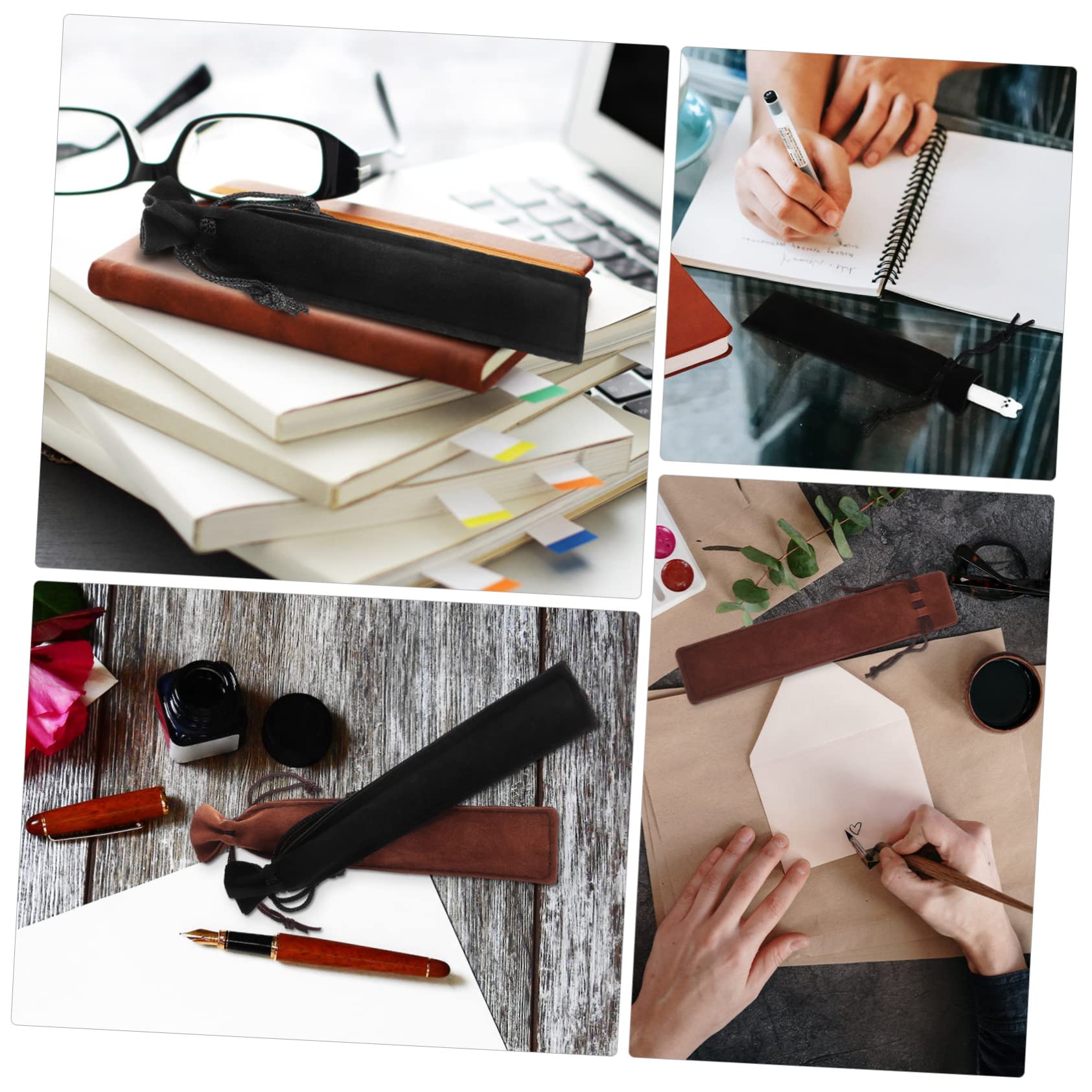 MAGICLULU 150piezas Bolsas De Bolígrafos De Cierre para Estudiantes y Profesores Fundas De Embalaje De Bolígrafos Prácticas y Ligeras para Oficina y Escuela