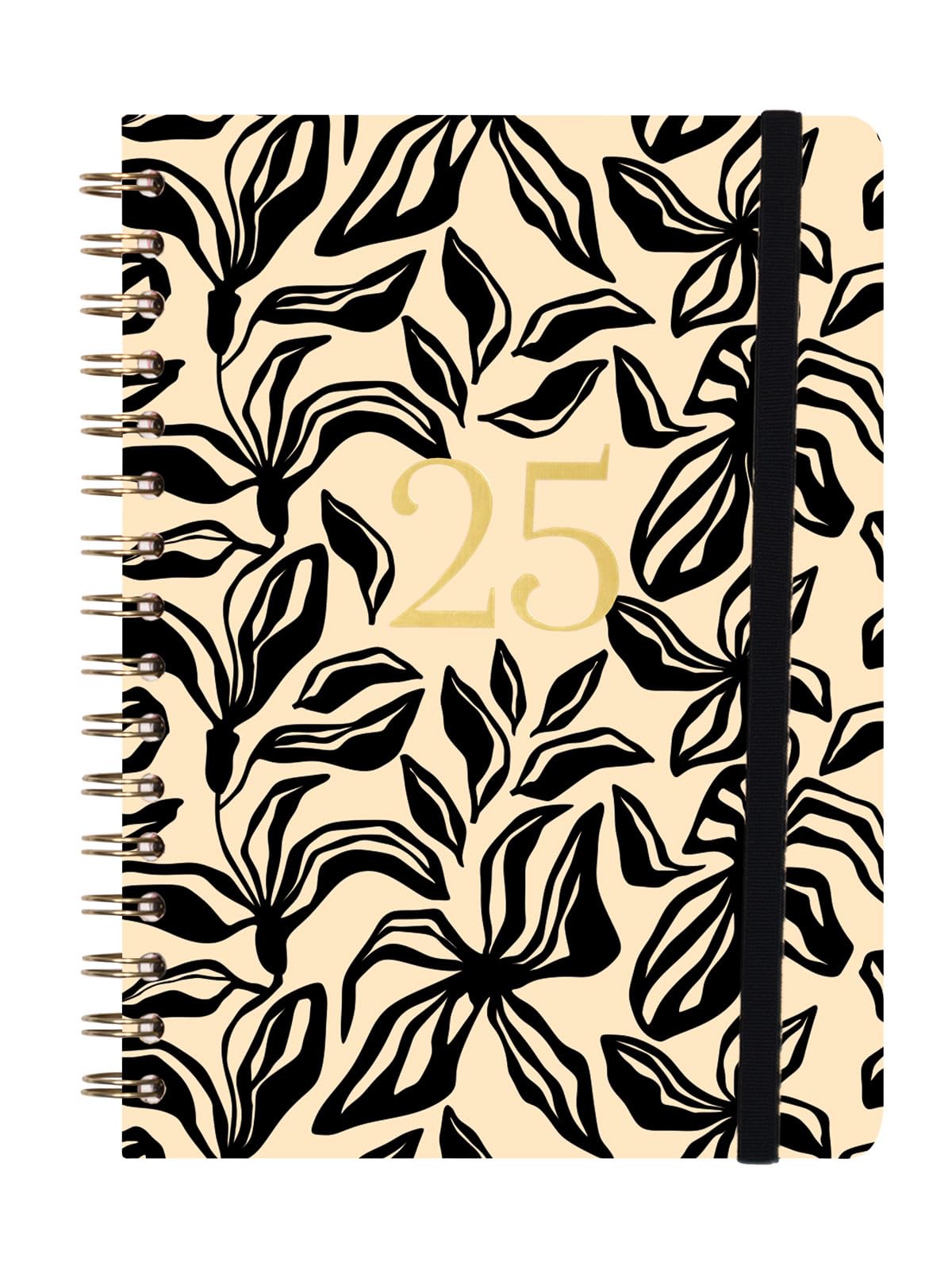 Finocam - Agenda Espiral You 2025 Semana Vista Horizontal Enero 2025 - Diciembre 2025 (12 meses) Hojas Español