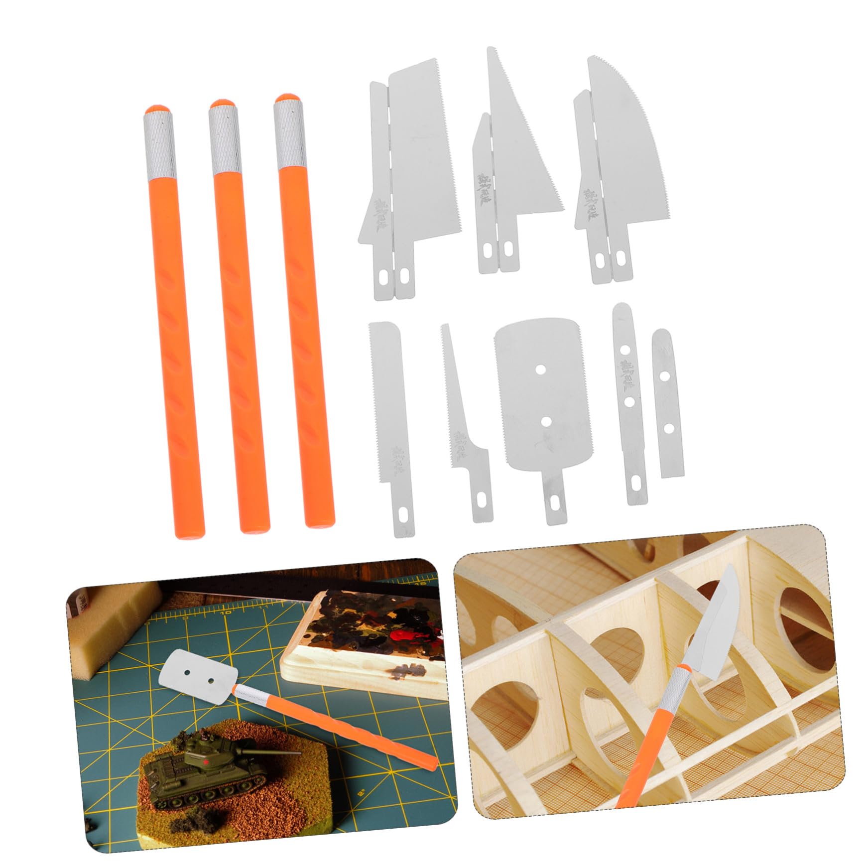 Mini Seghetto Manuale per Modellismo con Impugnatura Ergonomica e Lame Resistenti per Tagli Precisi in Progetti DIY e Modelli in Plastica