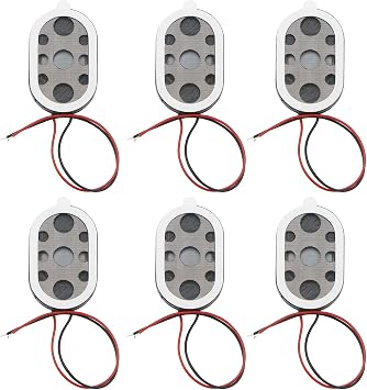4 Pack 1W 8 Ohm Mini DIY Speaker Replacement Loudspeaker 15mmx24mm | for arduino, Stereo