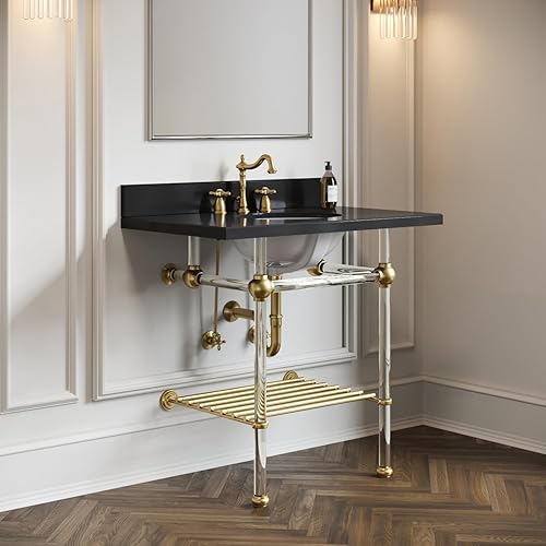 Miniatura 3 de Kingston Brass KPK107P Trimscape Kit de suministro de fontanería combinado, latón cepillado