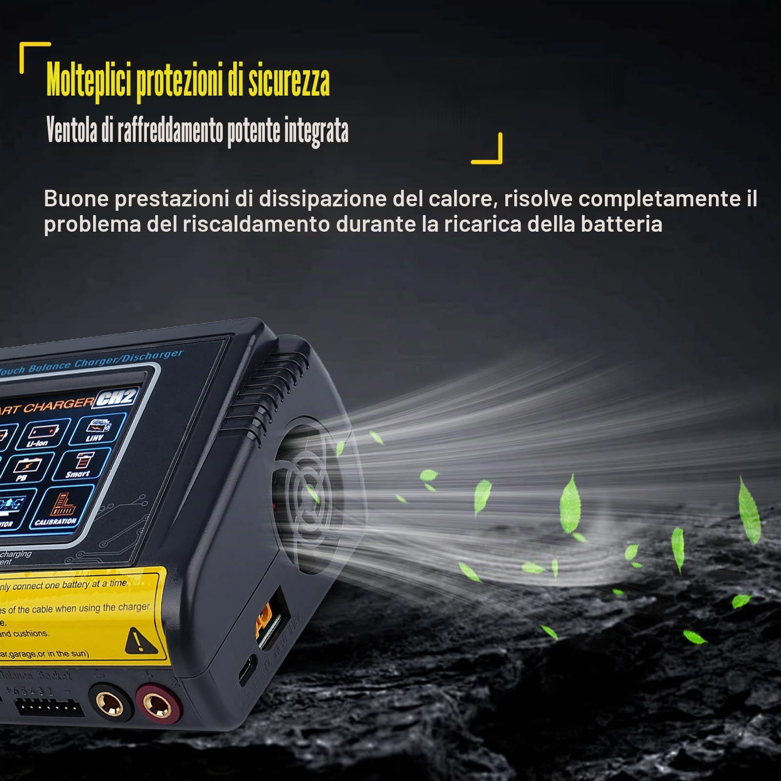 BuyWeek T240 DUO RC Caricabatterie Bilanciamento AC150W/DC240W 10A carica batteria per auto 3,2 pollici touch screen caricabatterie litio alta precisione per LiPo/Lilon/LiFe/NiMH/NiCd/PB/NiMH