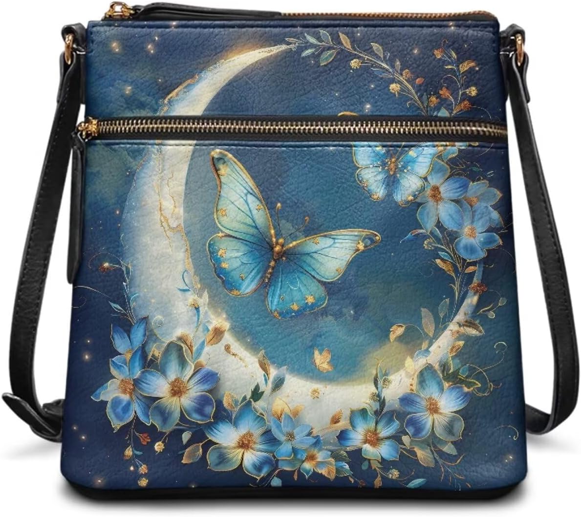 Leather Crossbody Bags for Women Fashion Shoulder Bag Casual Hobo Purses for Women Handbags