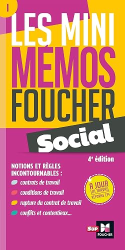 Les mini memos Foucher - Social - 4e édition - Révision