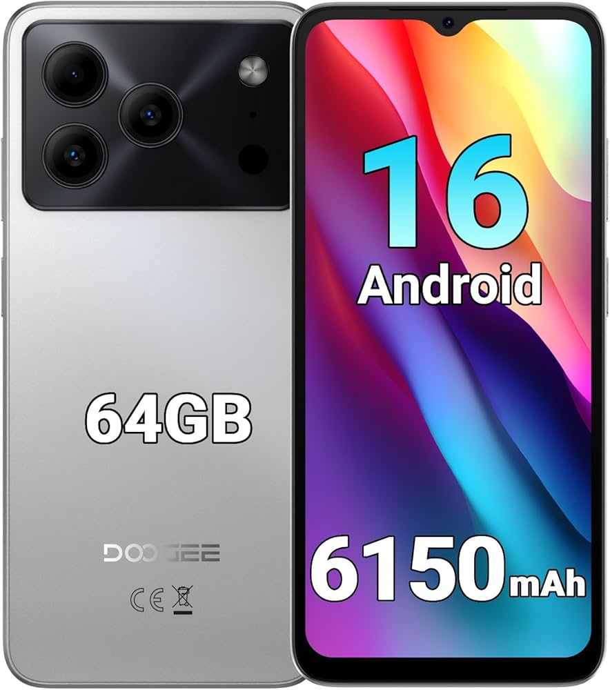 最新 Android 16 スマホ Note56 SIMフリー 6.6インチ画面 Amazon | 【Android 16 スマホ 新登場】DOOGEE Note56 SIMフリー