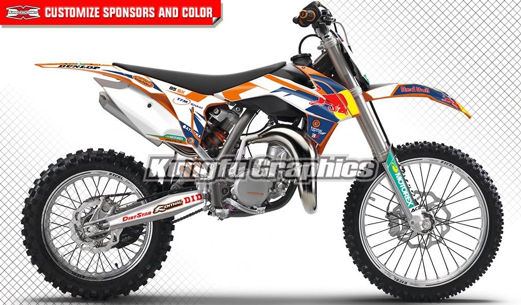 Kungfu Graphics 13 17 Ktm 85 Sx Complete Custom Graphic Decal Kit Graphics Amazon Canada