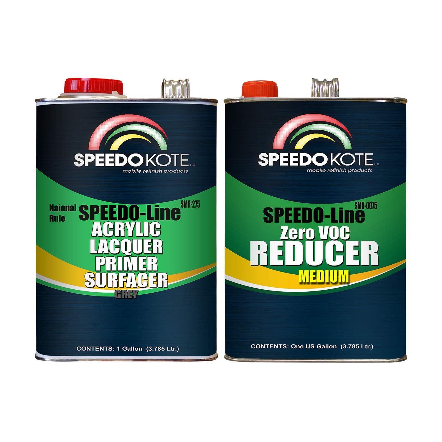 SpeedokoteAcrylic Lacquer Primer Medium Kit, SMR-275 & SMR-0075 For California, Delaware, or Maryland, order SMR-277 and SMR-0075
