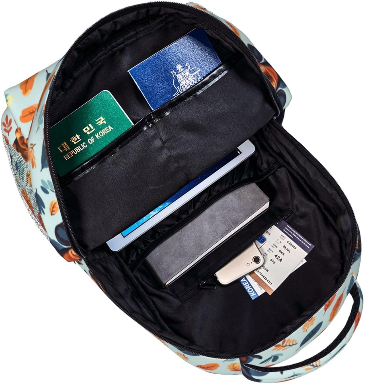 Cute Dachshund Backpack, School Laptop Travel Polyester Lovely Puppy Backpacks for Women Girls Kids, Sports Work Back Pack Casual Daypack, Lightweight Rucksack Gifts for Hiking Camping Gym