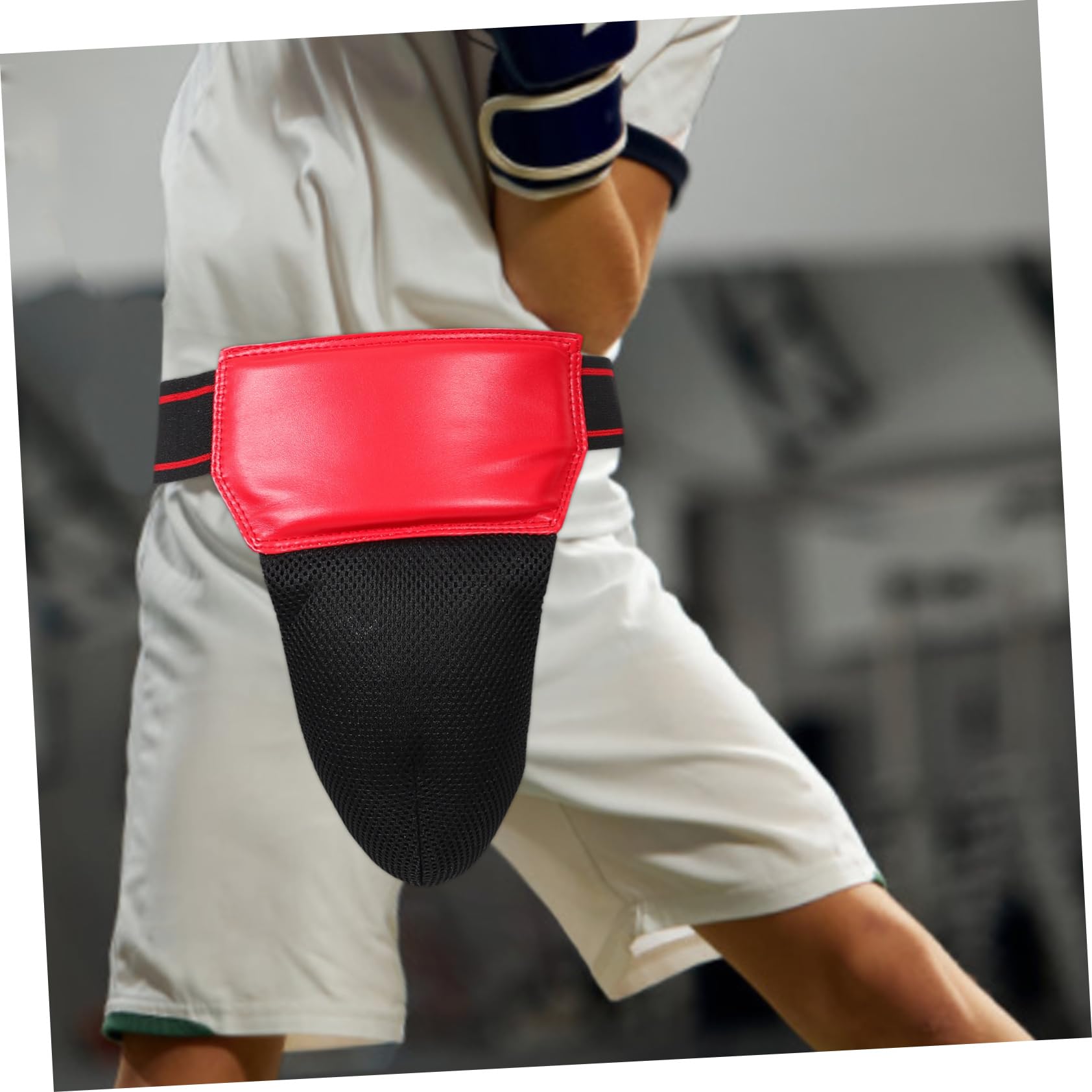 Mipcase 2pcs Reusable Boys and Girls Groin Protector Professional Crotch Guard Breathable Support for Boxing