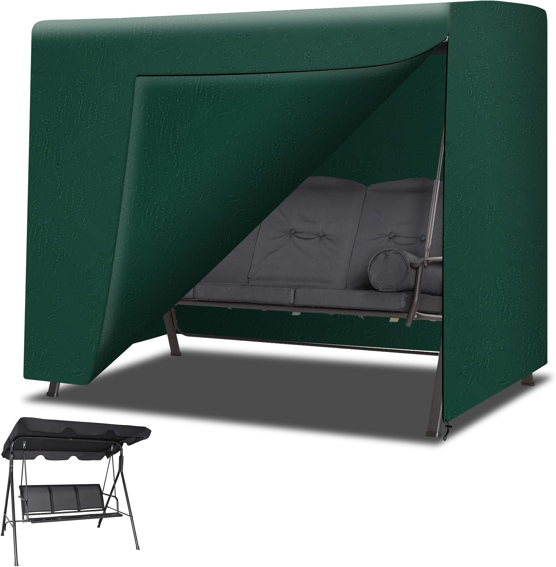 ADEPTNA Heavy Duty Garden Swing Hammock Cover Protects your Swing Hammock Set All Year Round