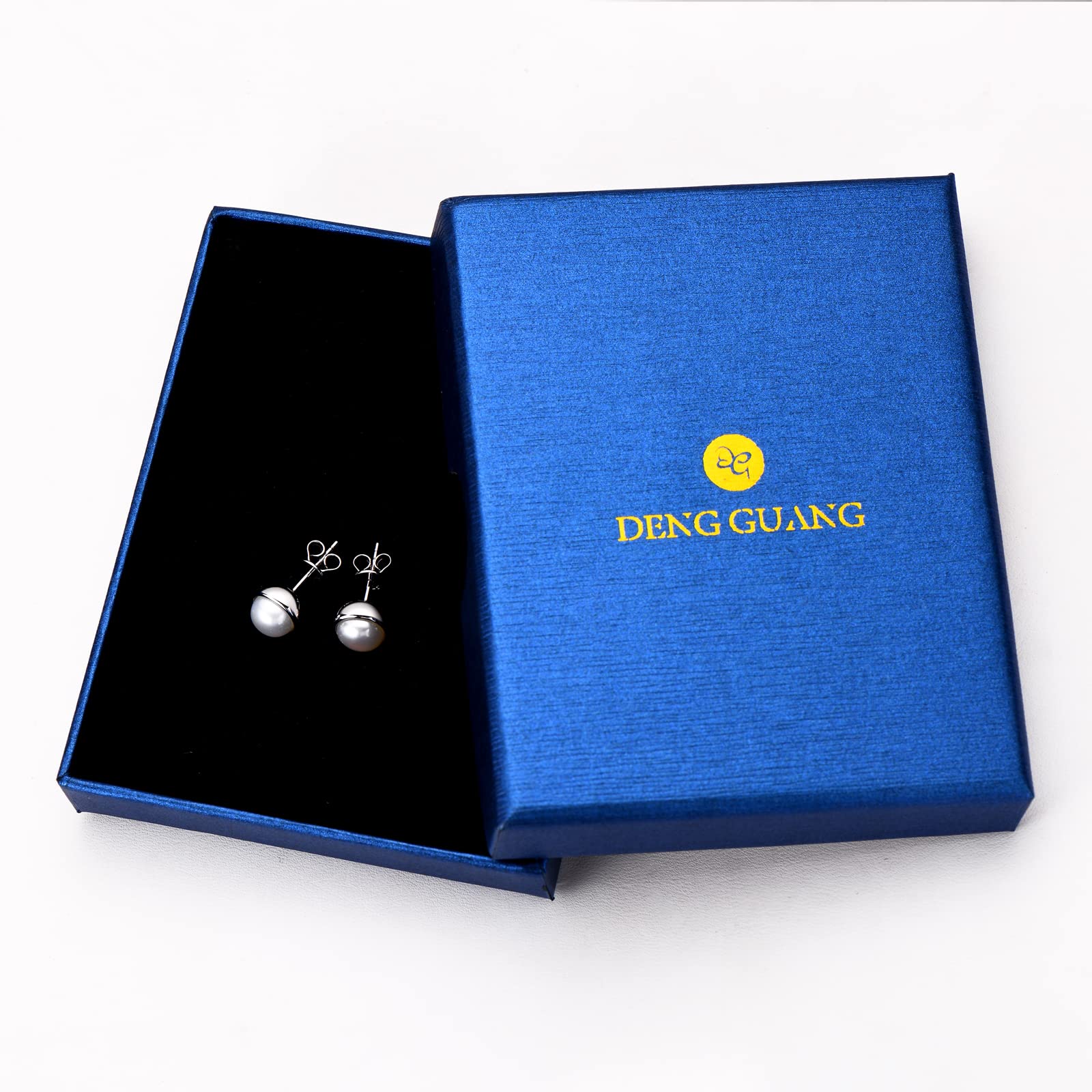 Aretes de perlas para mujer, chapados en oro de 18 quilates, seleccionados a mano, perlas cultivadas de agua dulce AAAA, hipoalergénicos, aretes de boda, regalo de joyería para ella, Plata 8