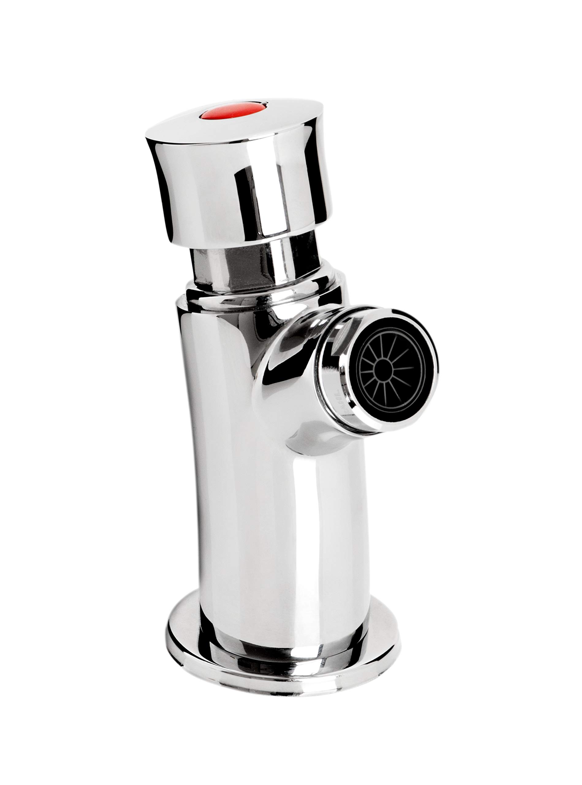 Bristan Z2 C - Grifo de flujo temporizado de tacto suave, cromado, babero