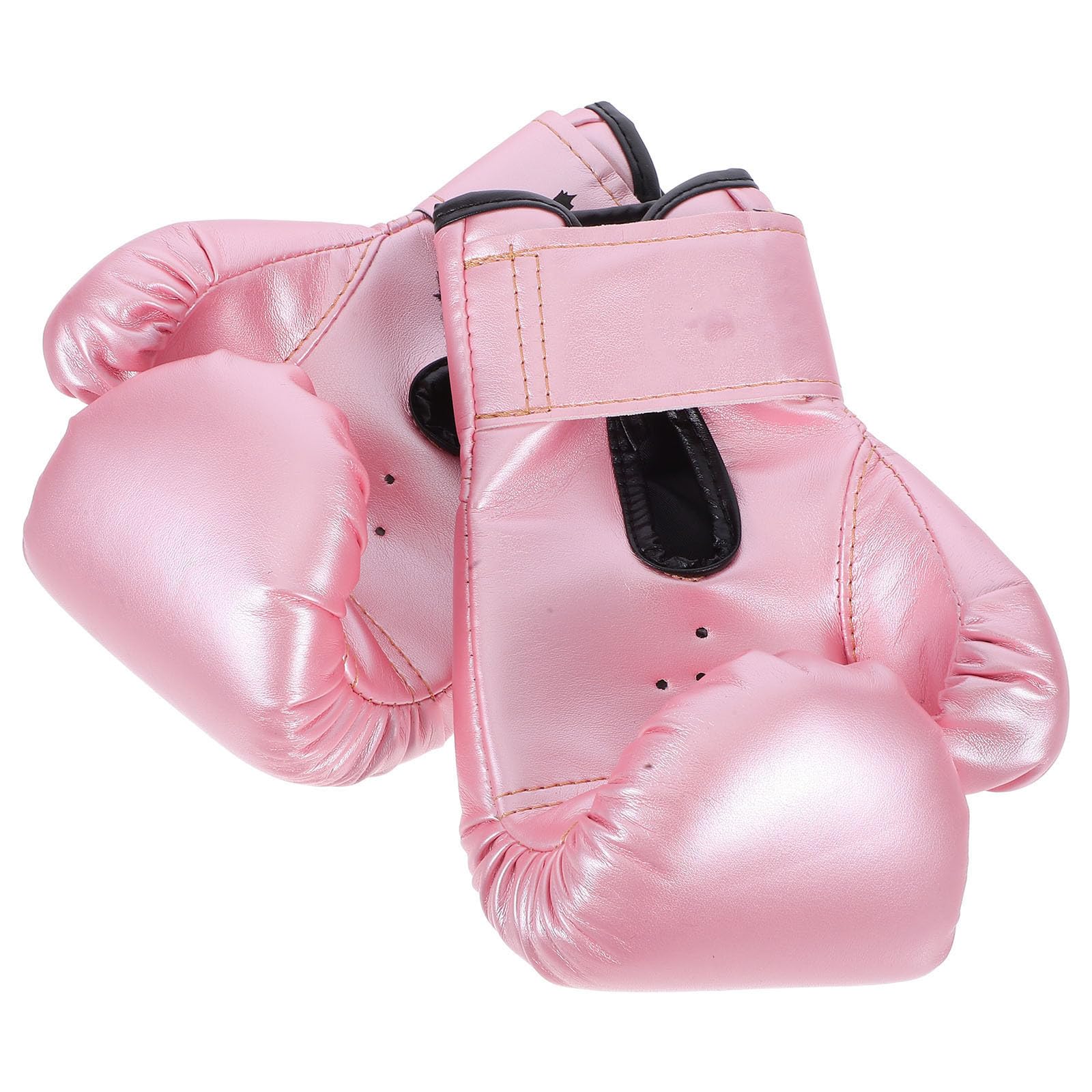 Guantes de boxeo rosa deportivos MAGICLULU con cómodo forro de esponja interior 8