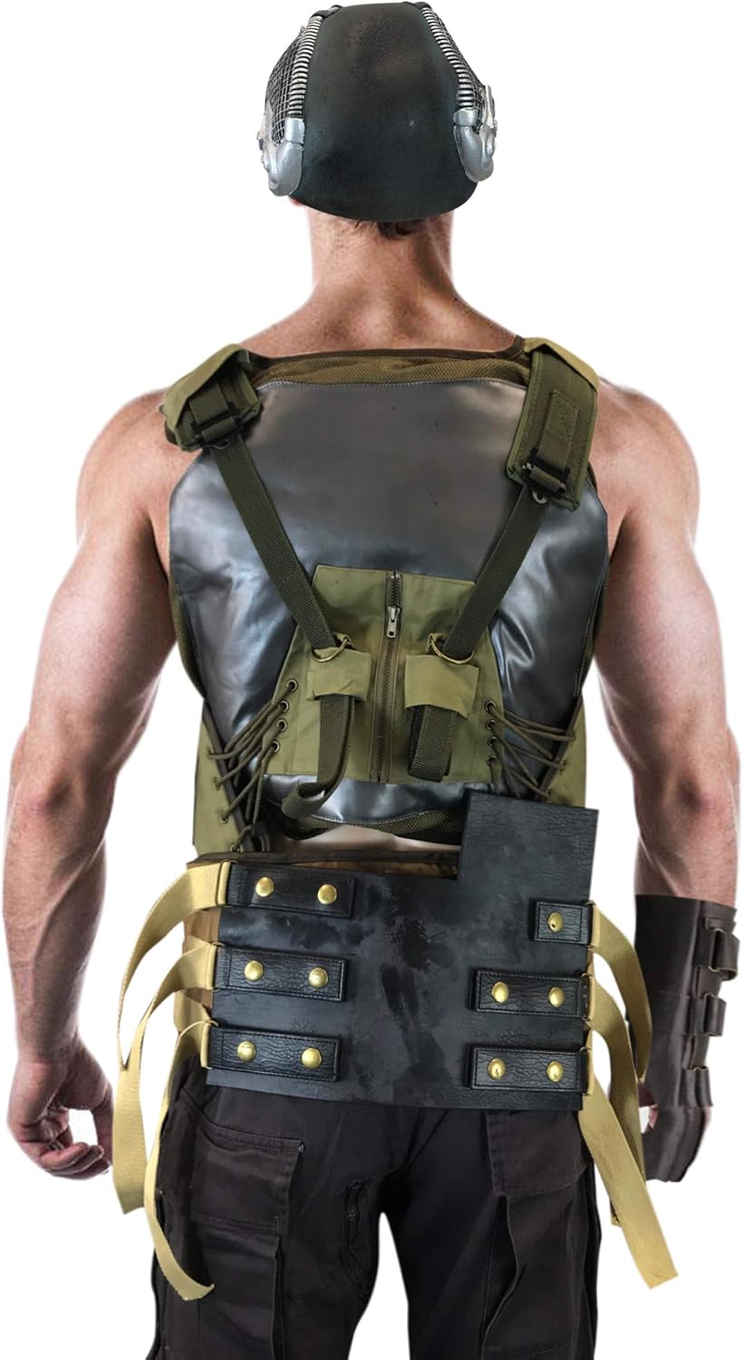 Bane Vest Tdkr Tactical Paintball Costume + Mask (XXL - XL)