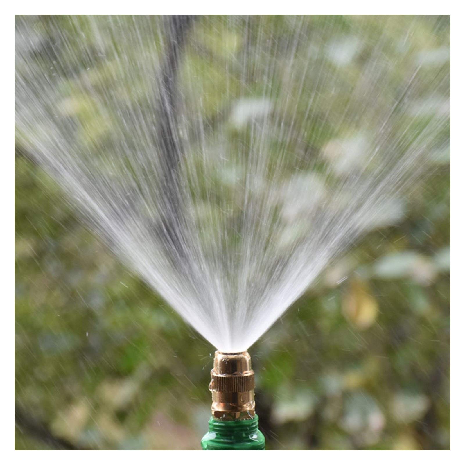 Boquilla de fuente, rociador de jardín, rosca externa Boquilla de fuente ajustable de 1/2 pulgada Boquilla de atomización de 360 ​​​​grados de latón Riego de invernadero de césped 15 (Color : Yellow)