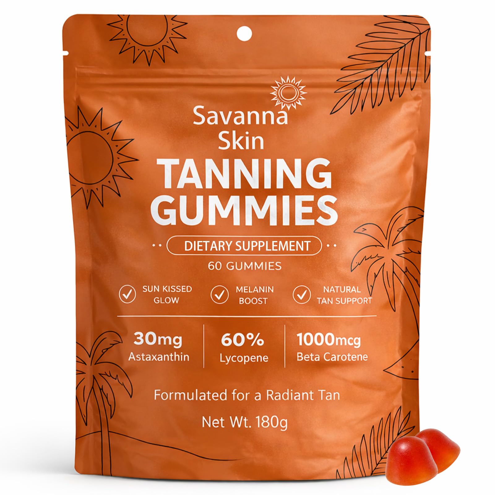 Savanna Skin Tanning Gummies